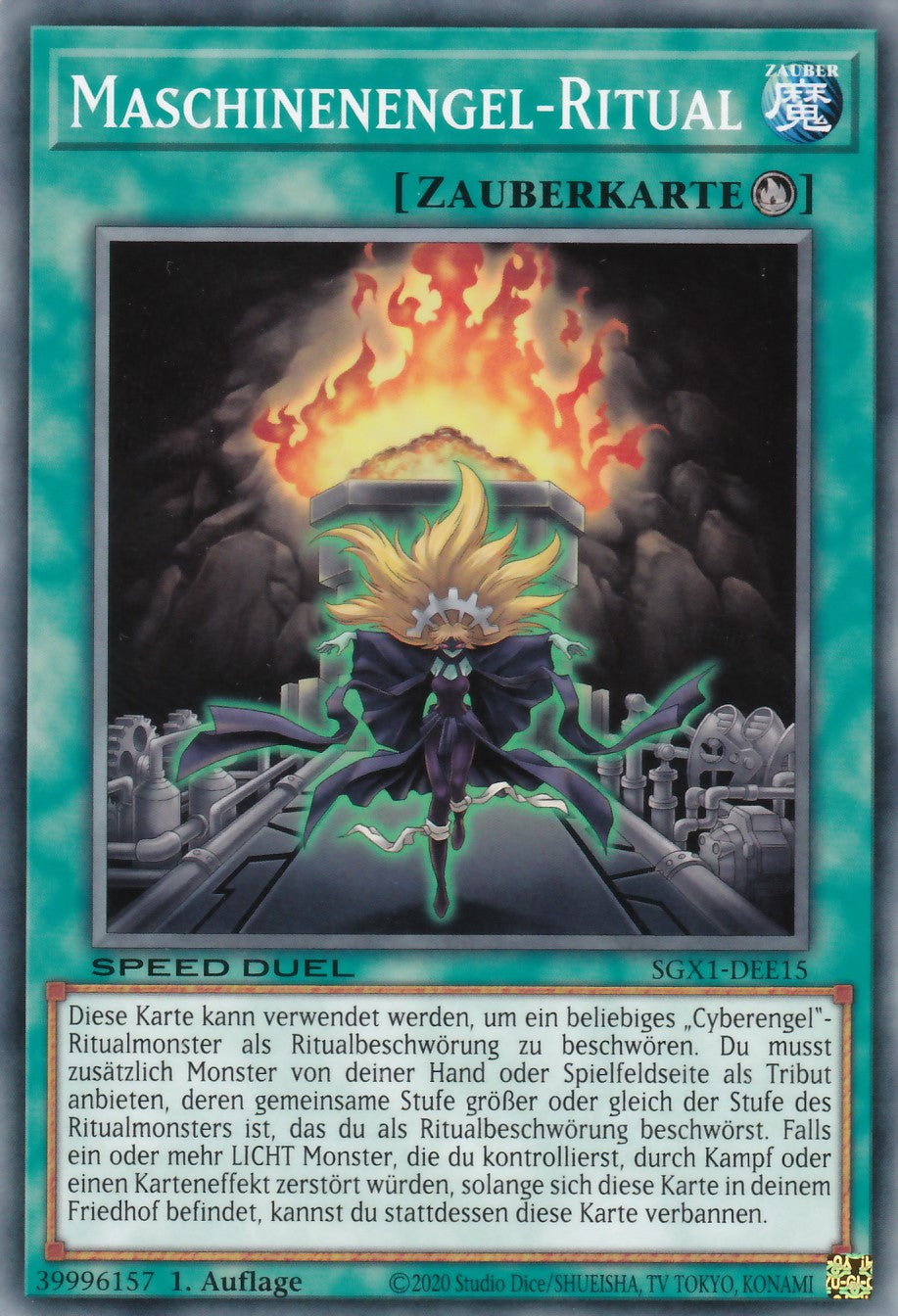 Maschinenengel-Ritual - SGX1-DEE15 - Common - Deutsch - 1. Auflage - Speed Duel GX: Duel Academy Box