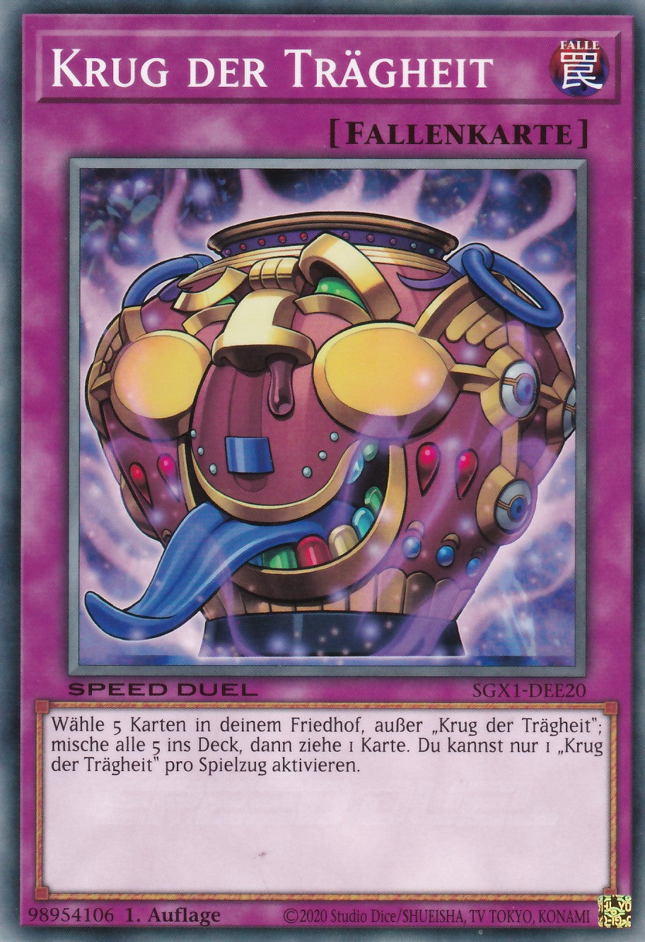 Krug der Trägheit - SGX1-DEE20 - Common - Deutsch - 1. Auflage - Speed Duel GX: Duel Academy Box