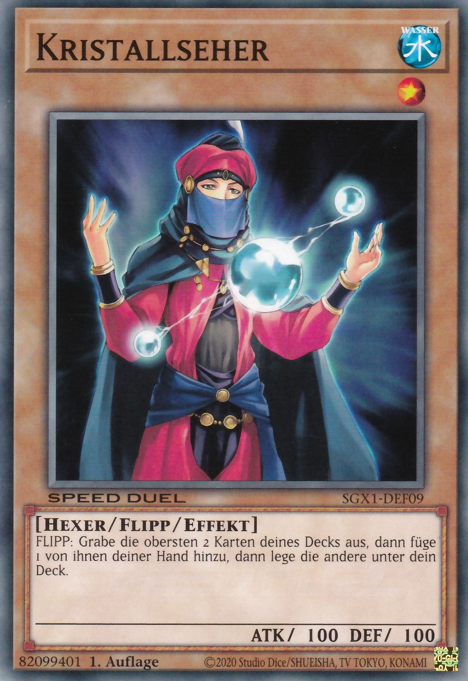 Kristallseher - SGX1-DEF09 - Common - Deutsch - 1. Auflage - Speed Duel GX: Duel Academy Box
