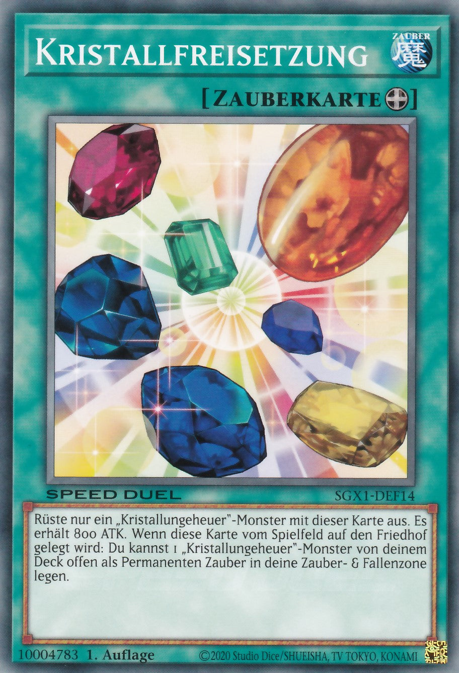 Kristallfreisetzung - SGX1-DEF14 - Common - Deutsch - 1. Auflage - Speed Duel GX: Duel Academy Box