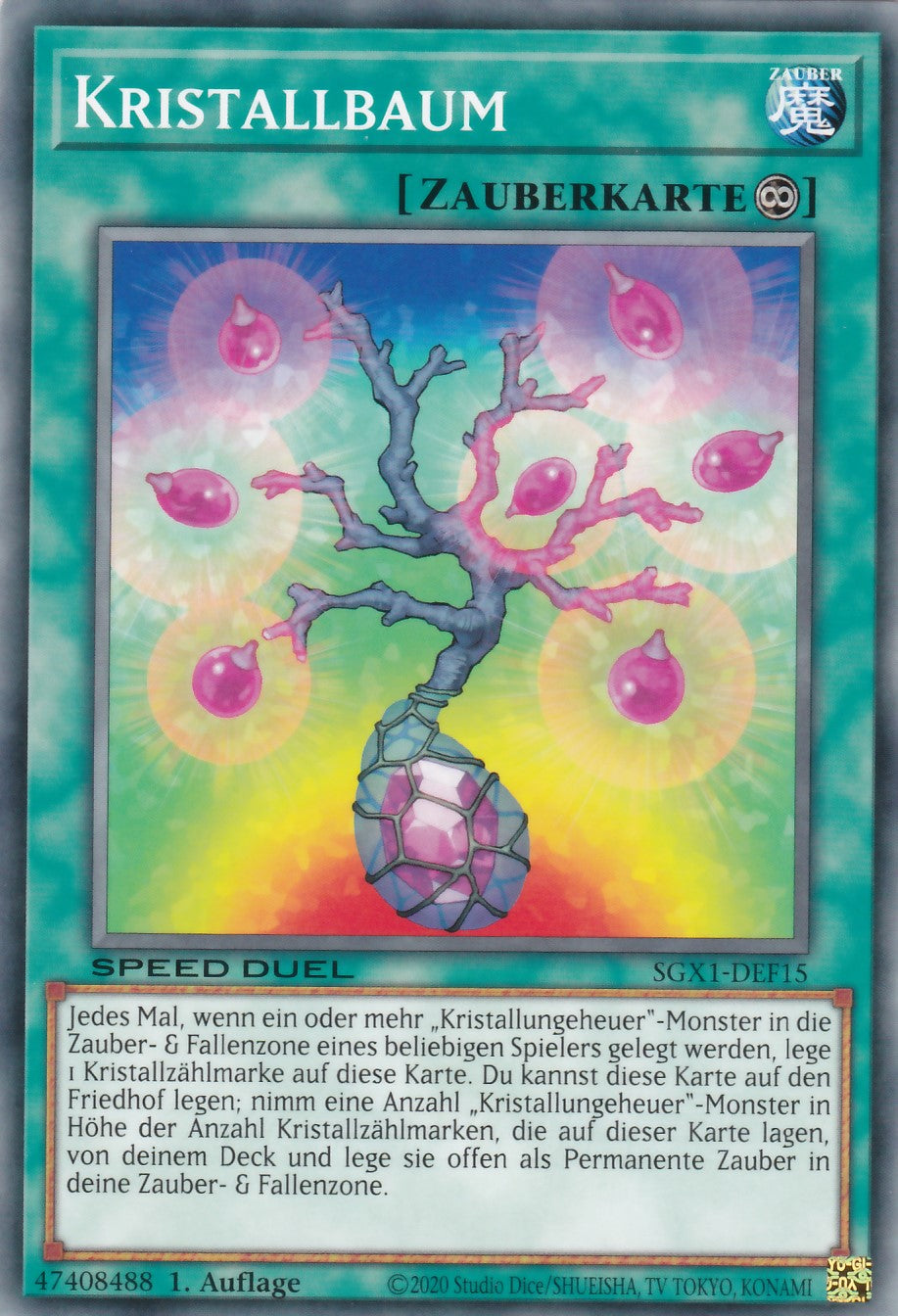 Kristallbaum - SGX1-DEF15 - Common - Deutsch - 1. Auflage - Speed Duel GX: Duel Academy Box