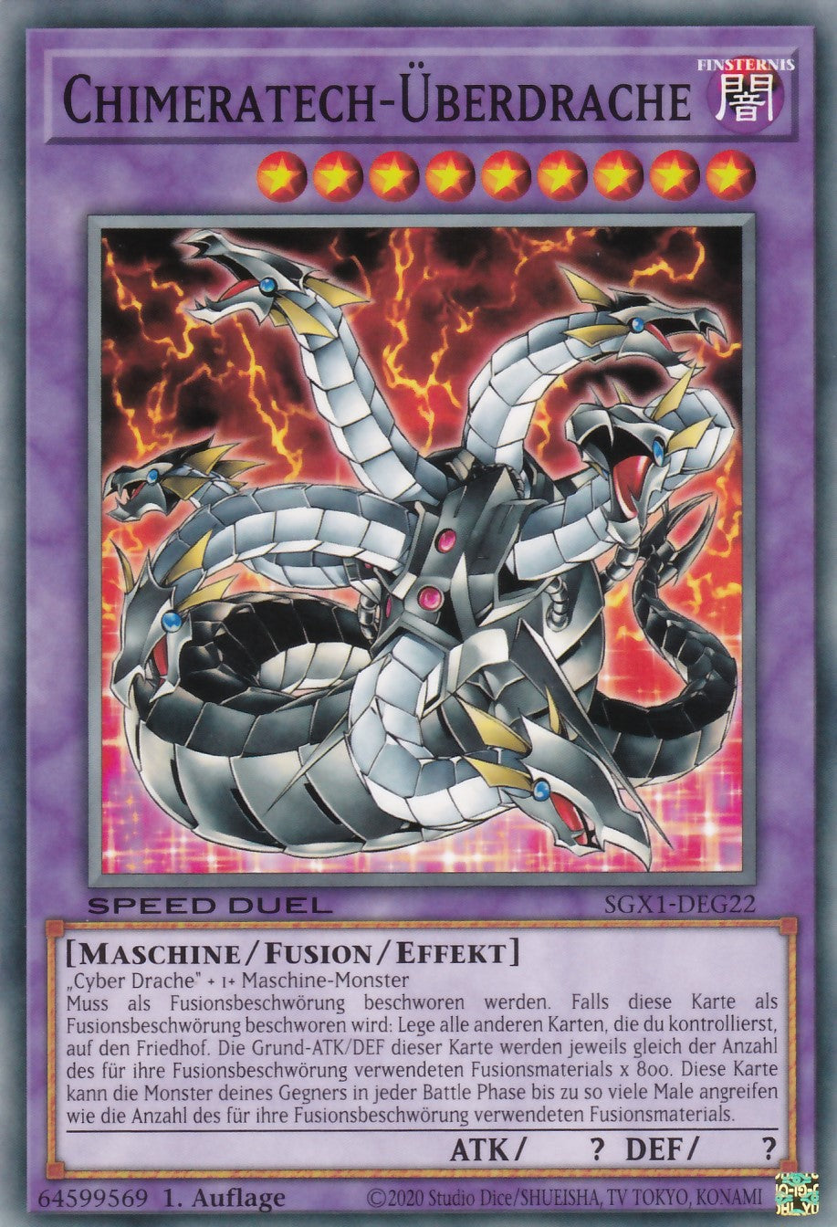 Chimeratech-Überdrache - SGX1-DEG22 - Common - Deutsch - 1. Auflage - Speed Duel GX: Duel Academy Box
