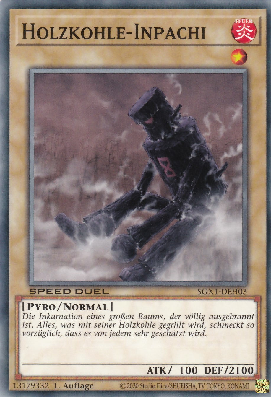 Holzkohle-Inpachi - SGX1-DEH03 - Common - Deutsch - 1. Auflage - Speed Duel GX: Duel Academy Box