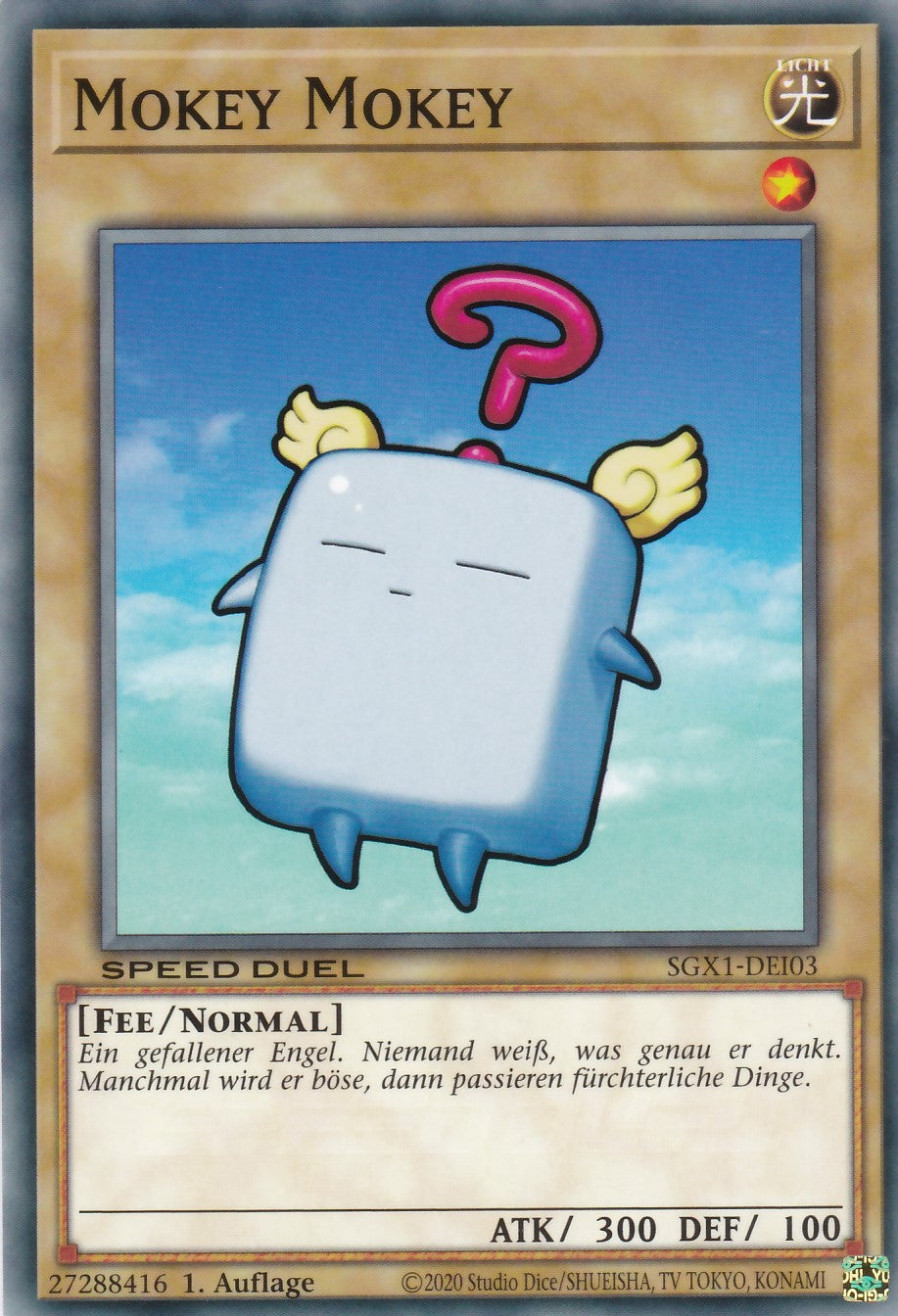 Mokey Mokey - SGX1-DEI03 - Common - Deutsch - 1. Auflage - Speed Duel GX: Duel Academy Box