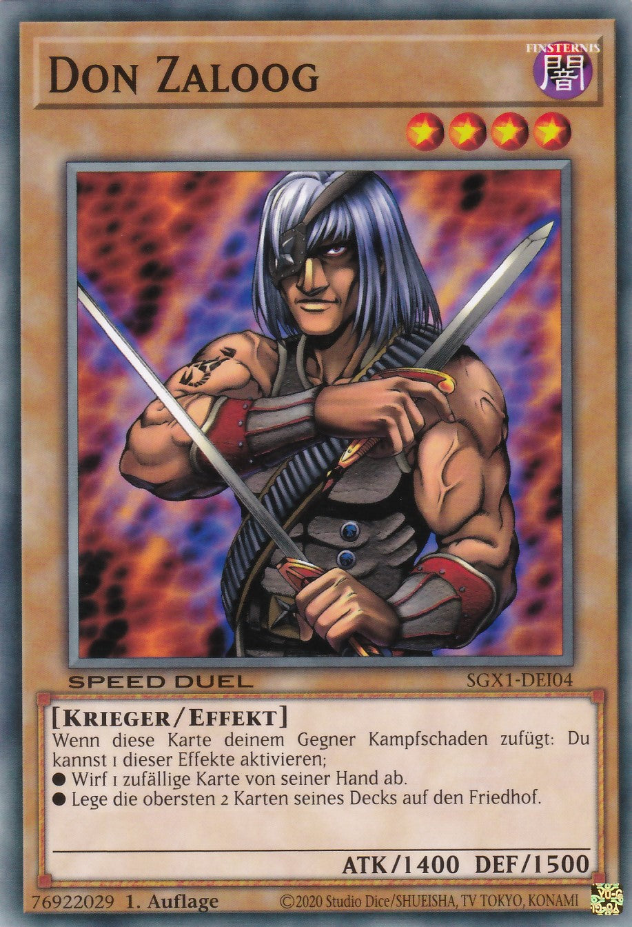 Don Zaloog - SGX1-DEI04 - Common - Deutsch - 1. Auflage - Speed Duel GX: Duel Academy Box