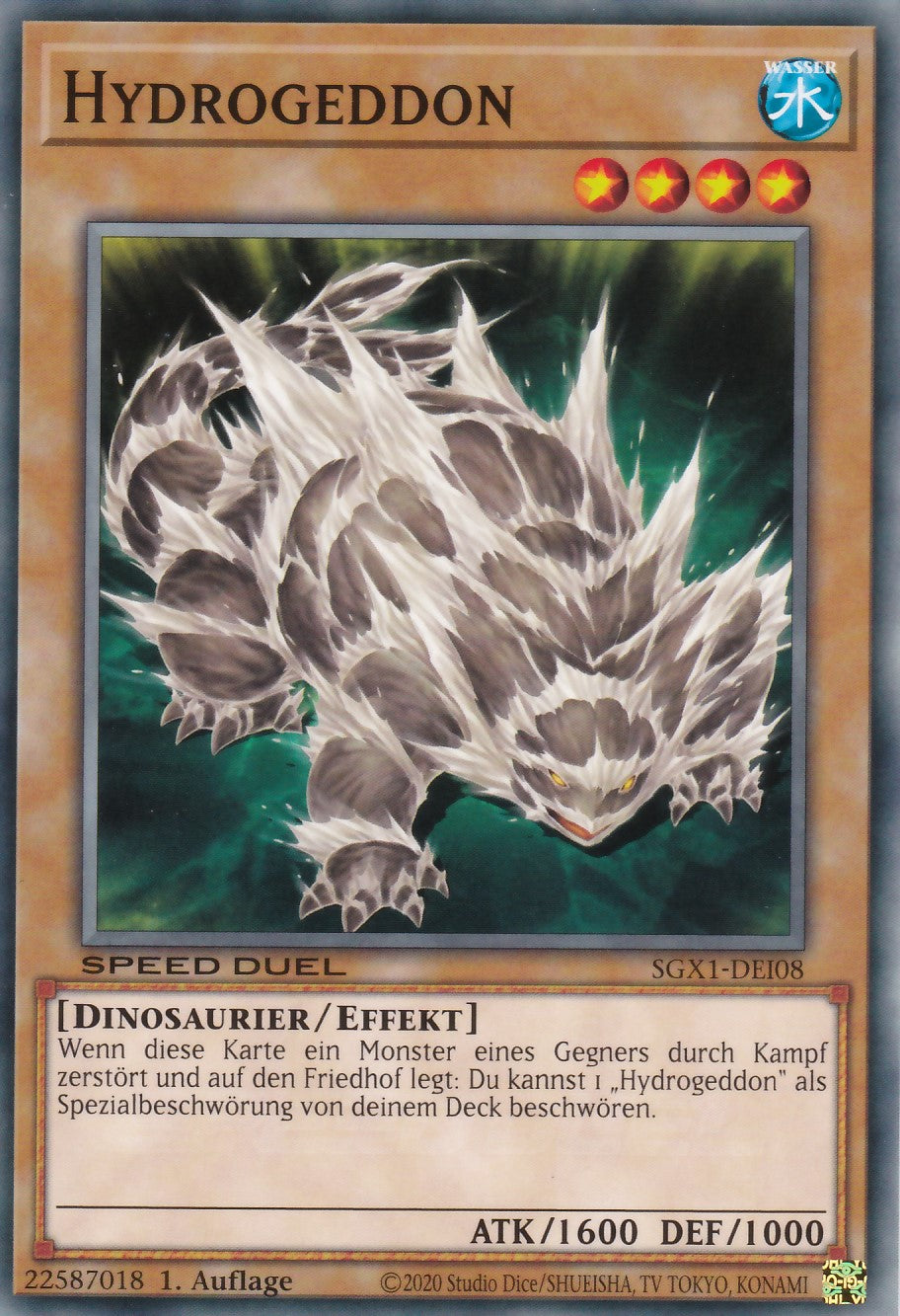 Hydrogeddon - SGX1-DEI08 - Common - Deutsch - 1. Auflage - Speed Duel GX: Duel Academy Box