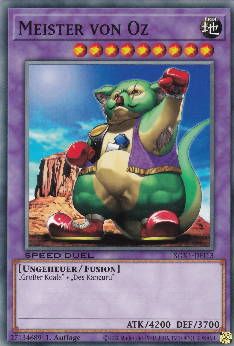 Meister von Oz - SGX1-DEI13 - Common - Deutsch - 1. Auflage - Speed Duel GX: Duel Academy Box