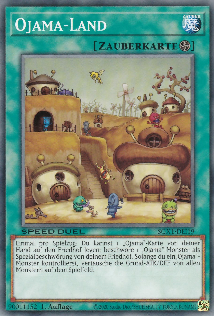 Ojama-Land - SGX1-DEI19 - Common - Deutsch - 1. Auflage - Speed Duel GX: Duel Academy Box