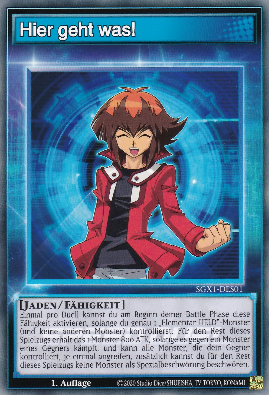 Hier geht was! - SGX1-DES01 - Common - Deutsch - 1. Auflage - Speed Duel GX: Duel Academy Box