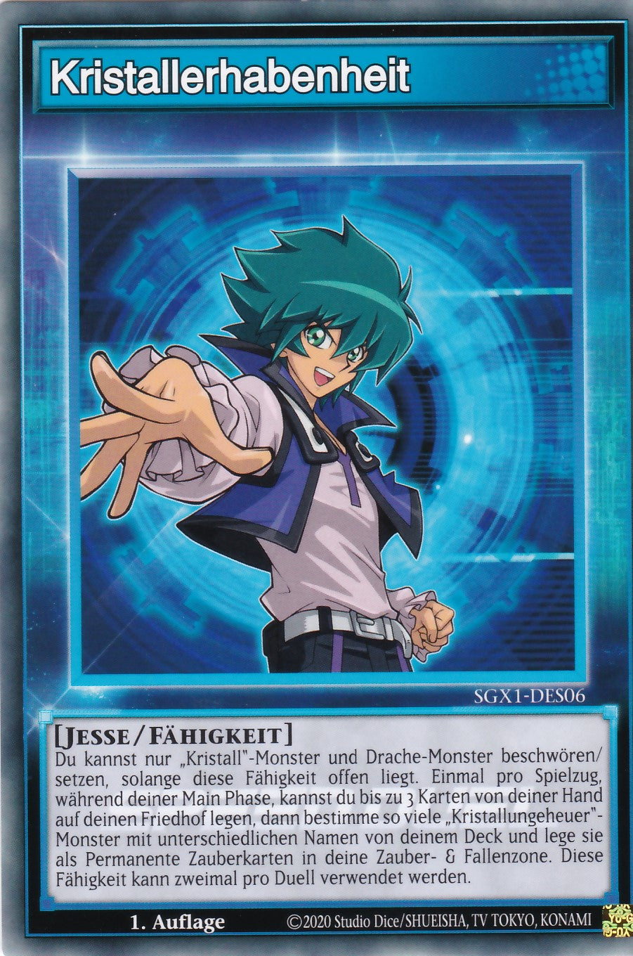 Kristallerhabenheit - SGX1-DES06 - Common - Deutsch - 1. Auflage - Speed Duel GX: Duel Academy Box