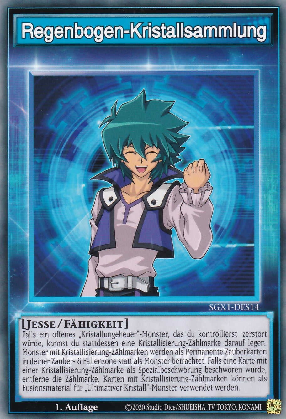 Regenbogen Kristallsammlung - SGX1-DES14 - Common - Deutsch - 1. Auflage - Speed Duel GX: Duel Academy Box