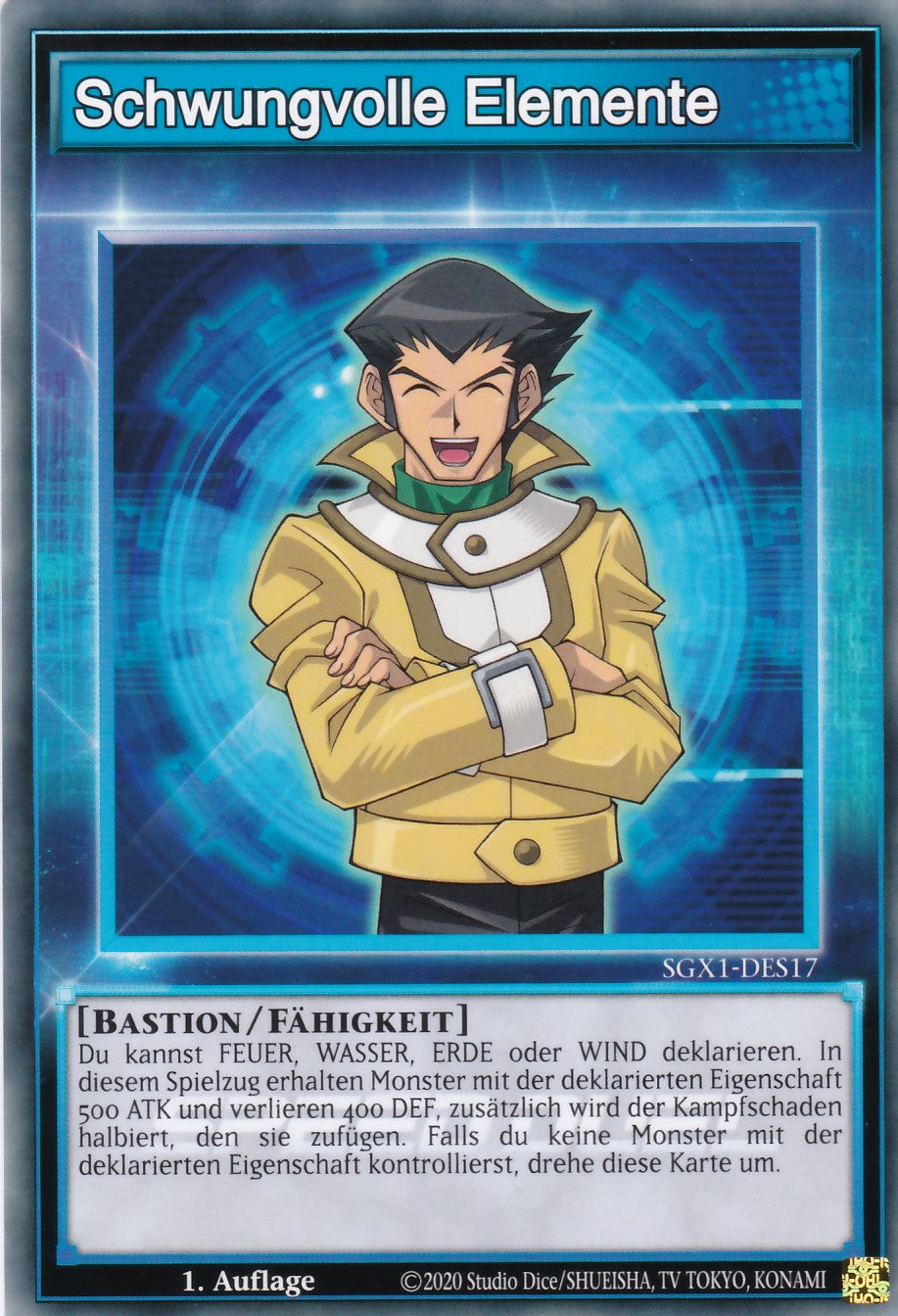 Schwungvolle Elemente - SGX1-DES17 - Common - Deutsch - 1. Auflage - Speed Duel GX: Duel Academy Box