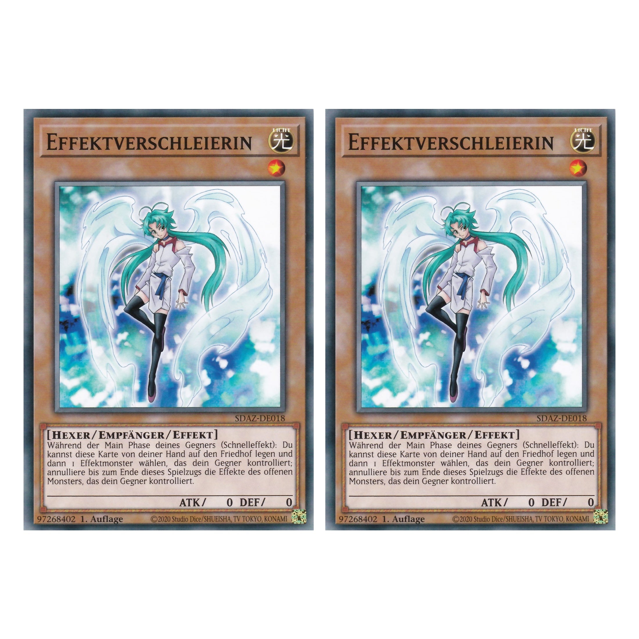 Effektverschleierin - SDAZ-DE018 - Common - Deutsch - 1. Auflage - Structure Deck: Albaz Strike - Yu-Gi-Oh! - Duo Set (2 Stück)