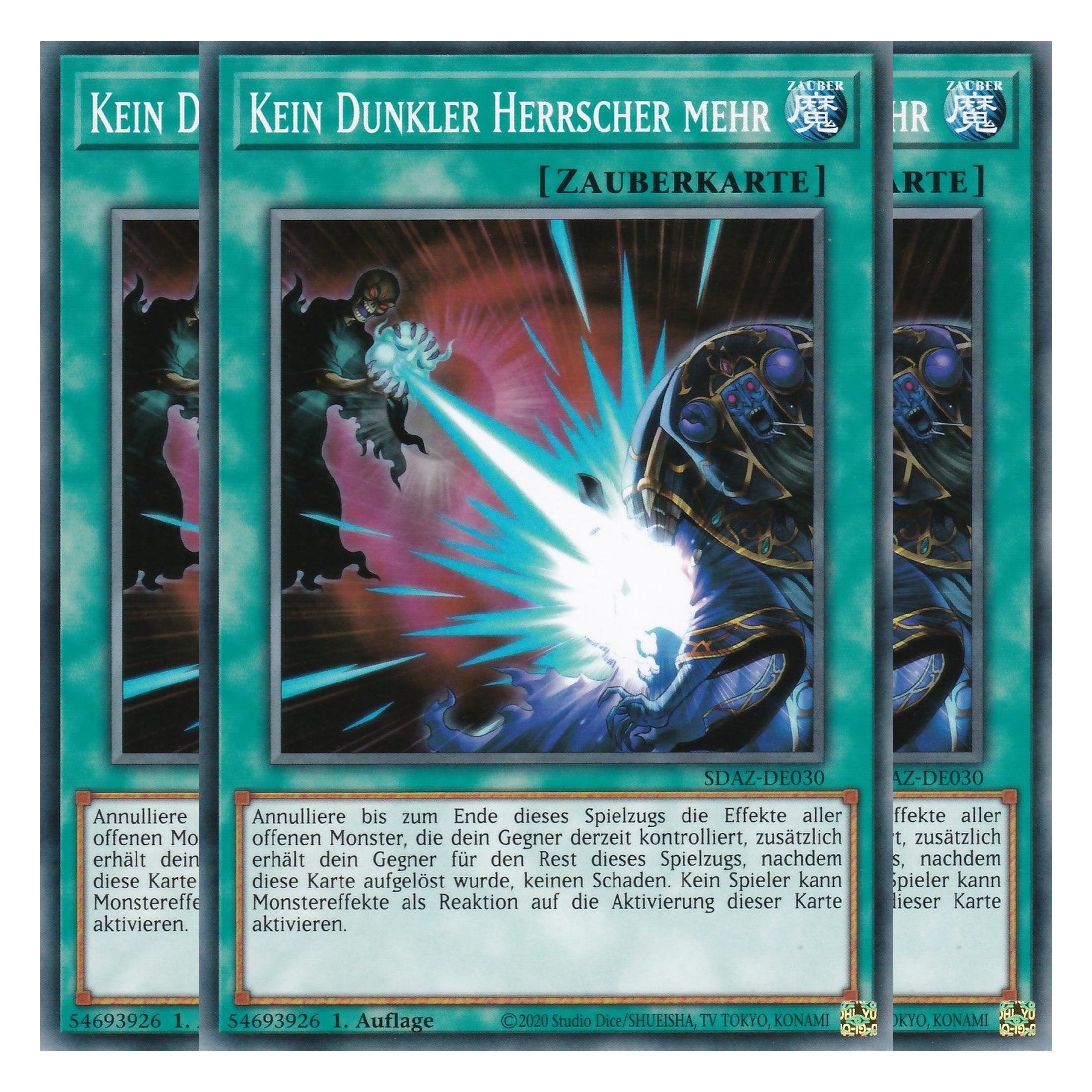 Kein Dunkler Herrscher Mehr - SDAZ-DE030 - Common - Deutsch - 1. Auflage - Structure Deck: Albaz Strike - Yu-Gi-Oh! - Playset (3 Kopien)