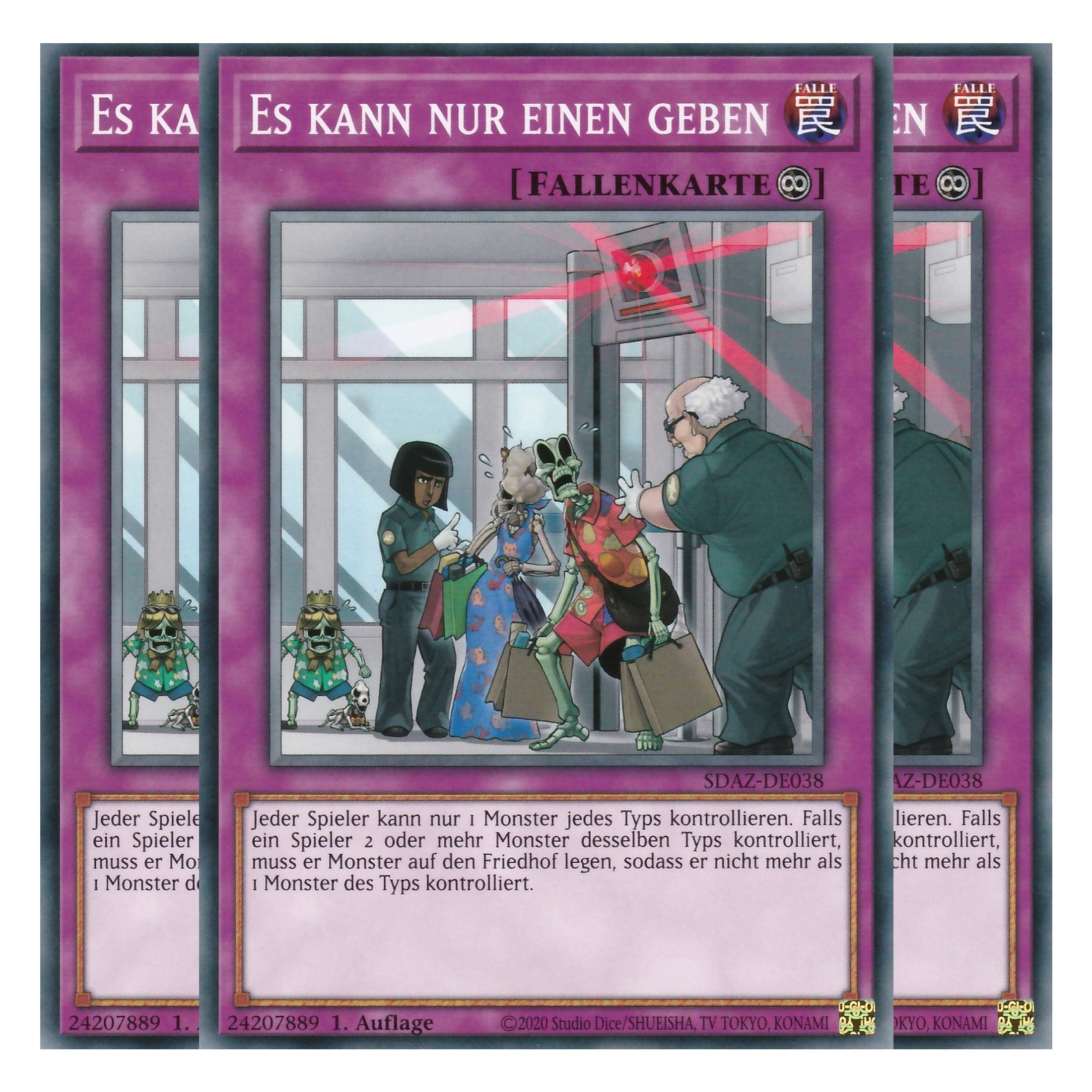 Es kann nur einen geben - SDAZ-DE038 - Common - Deutsch - 1. Auflage - Structure Deck: Albaz Strike - Yu-Gi-Oh! - Playset (3 Kopien)