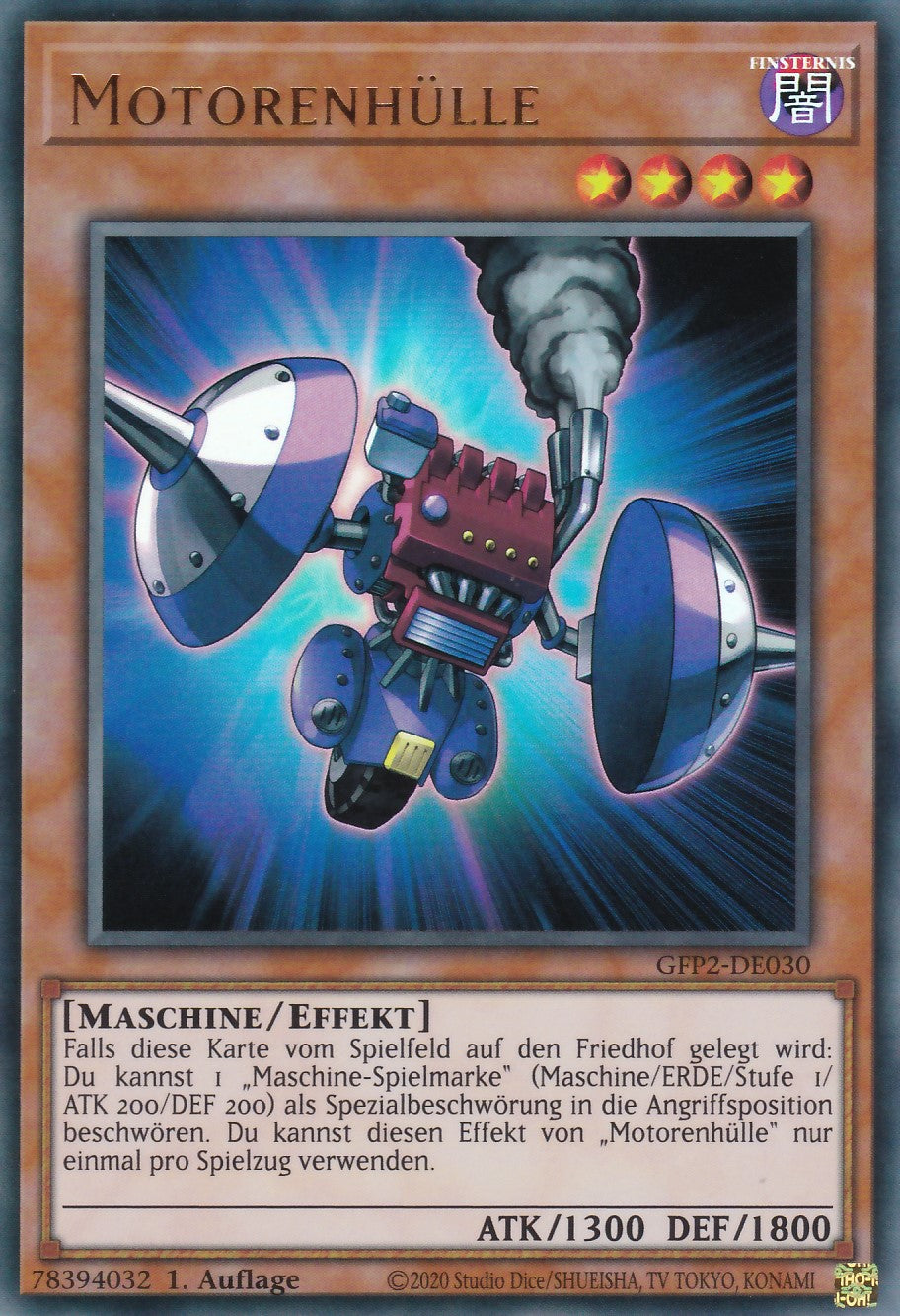 Motorenhülle - GFP2-DE030 - Ultra Rare - Deutsch - 1. Auflage - Ghosts From the Past: The 2nd Haunting