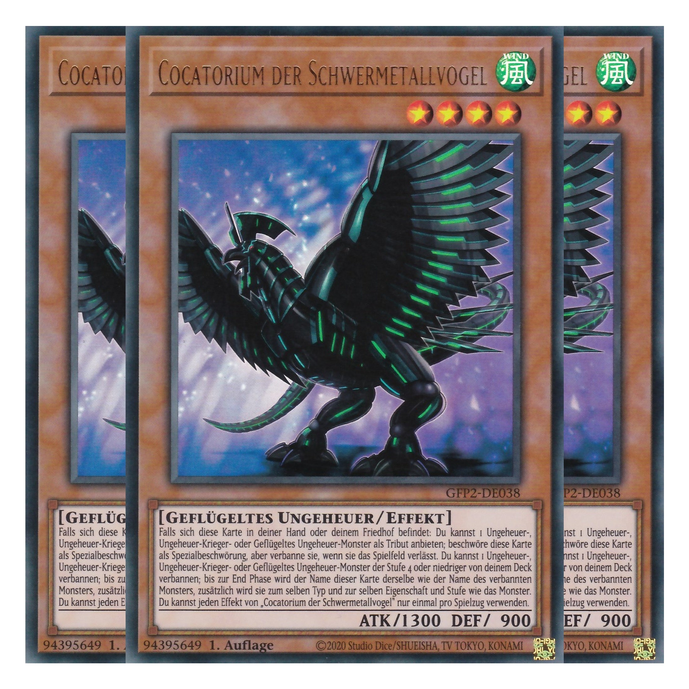 Chaos-Grepher - GFP2-DE039 - Ultra Rare - Deutsch - 1. Auflage - Ghost from the Past II The Second Hunting - Yu-Gi-Oh! - Playset (3 Kopien)
