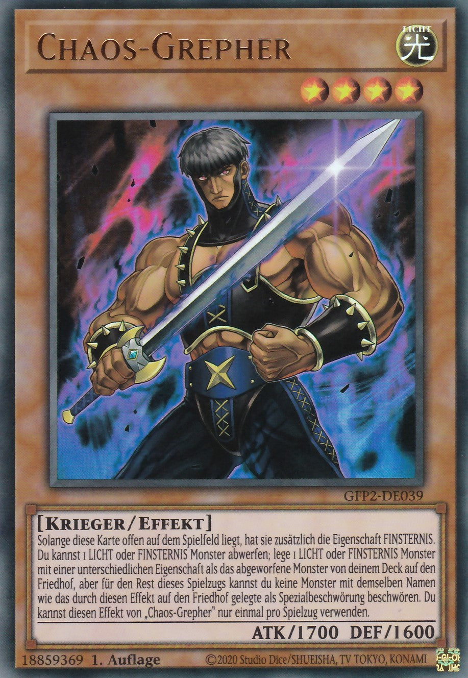 Chaos-Grepher - GFP2-DE039 - Ultra Rare - Deutsch - 1. Auflage - Ghosts From the Past: The 2nd Haunting