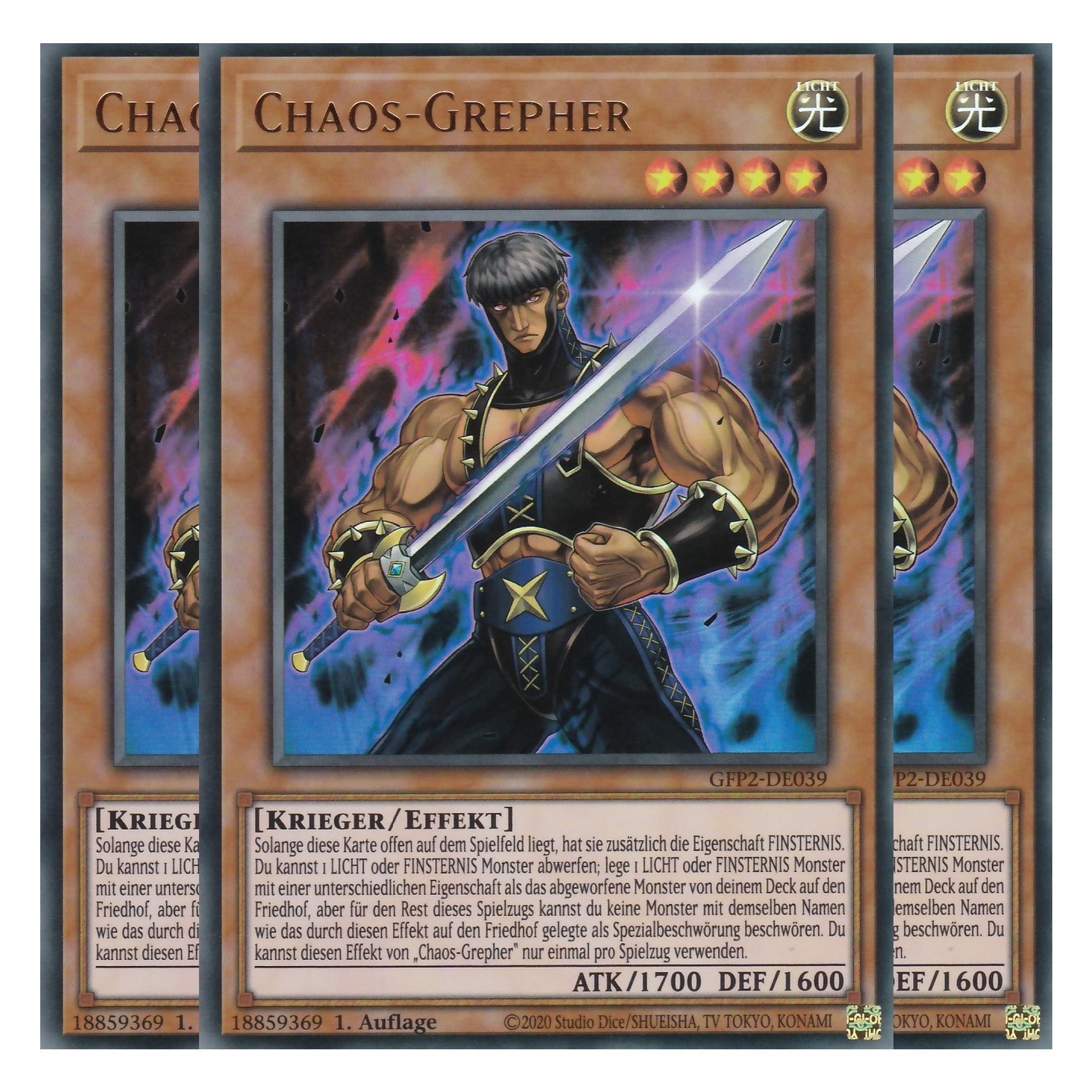 Proxypferd - GFP2-DE040 - Ultra Rare - Deutsch - 1. Auflage - Ghost from the Past II The Second Hunting - Yu-Gi-Oh! - Playset (3 Kopien)