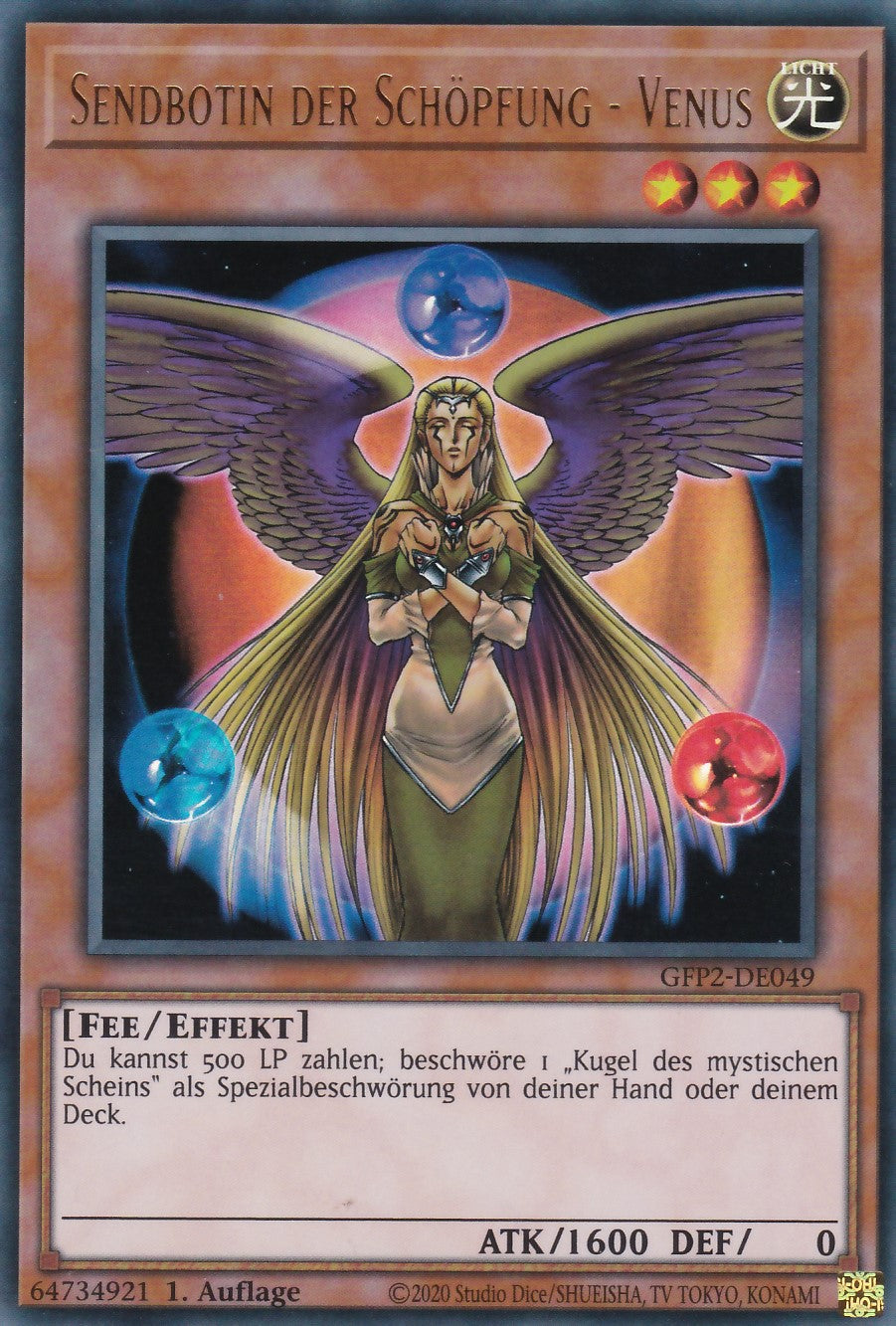 Sendbotin der Schöpfung - Venus - GFP2-DE049 - Ultra Rare - Deutsch - 1. Auflage - Ghosts From the Past: The 2nd Haunting