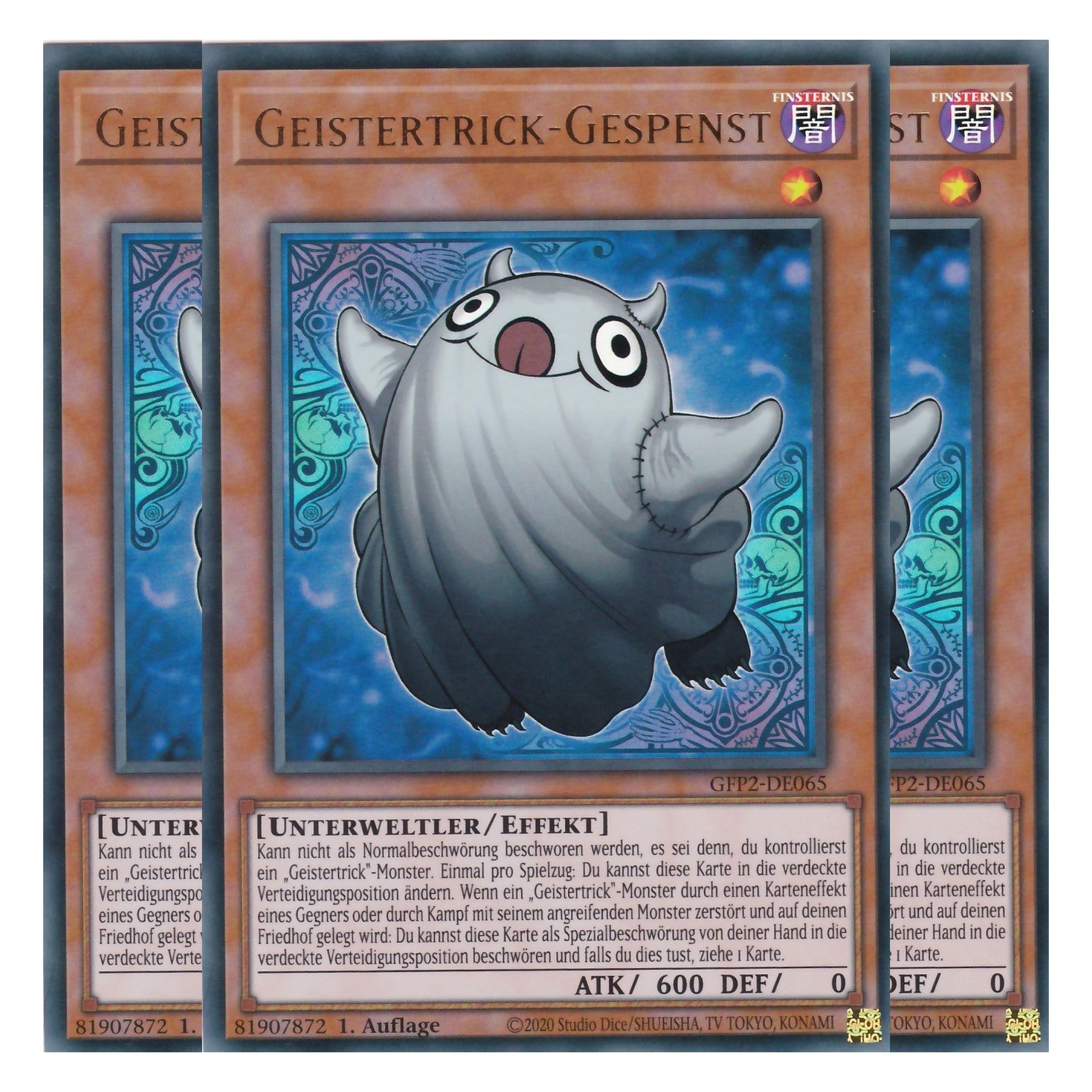 Geistertrick-Gespenst - GFP2-DE065 - Ultra Rare - Deutsch - 1. Auflage - Ghost from the Past II The Second Hunting - Yu-Gi-Oh! - Playset (3 Kopien)