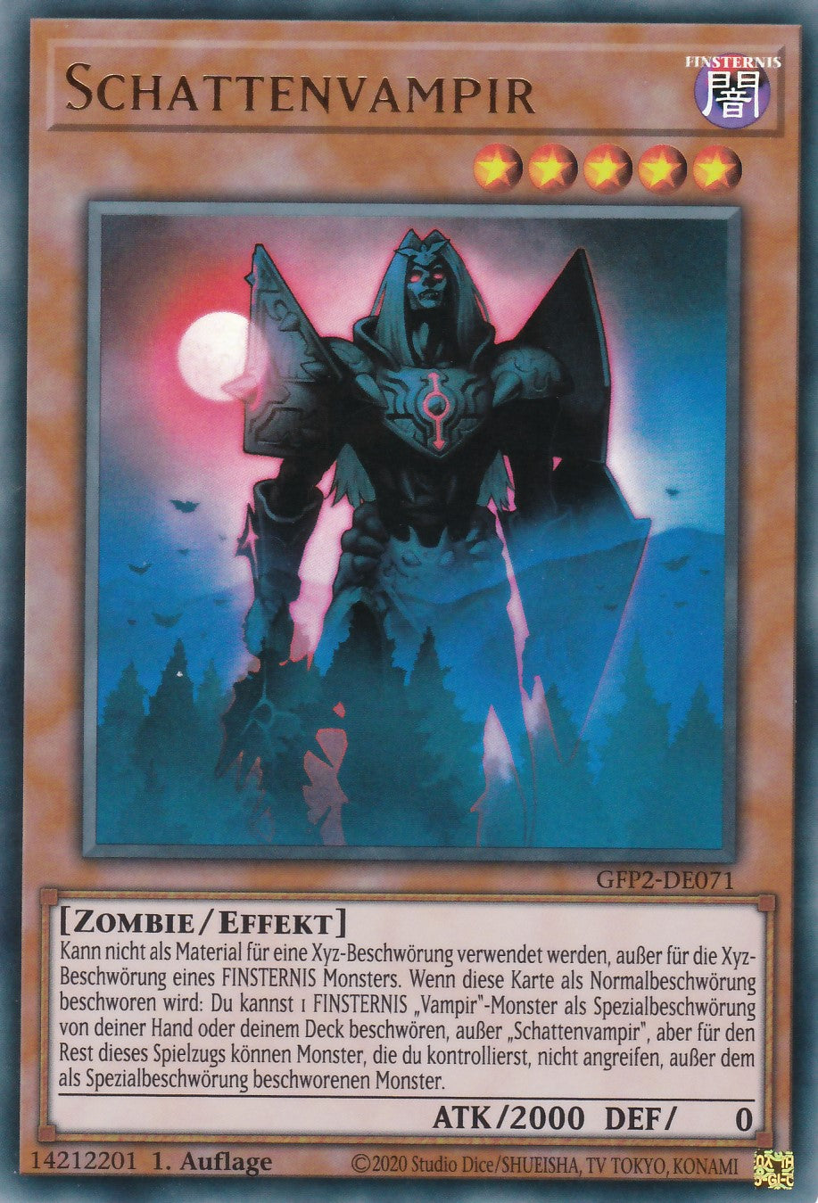 Schattenvampir - GFP2-DE071 - Ultra Rare - Deutsch - 1. Auflage - Ghosts From the Past: The 2nd Haunting