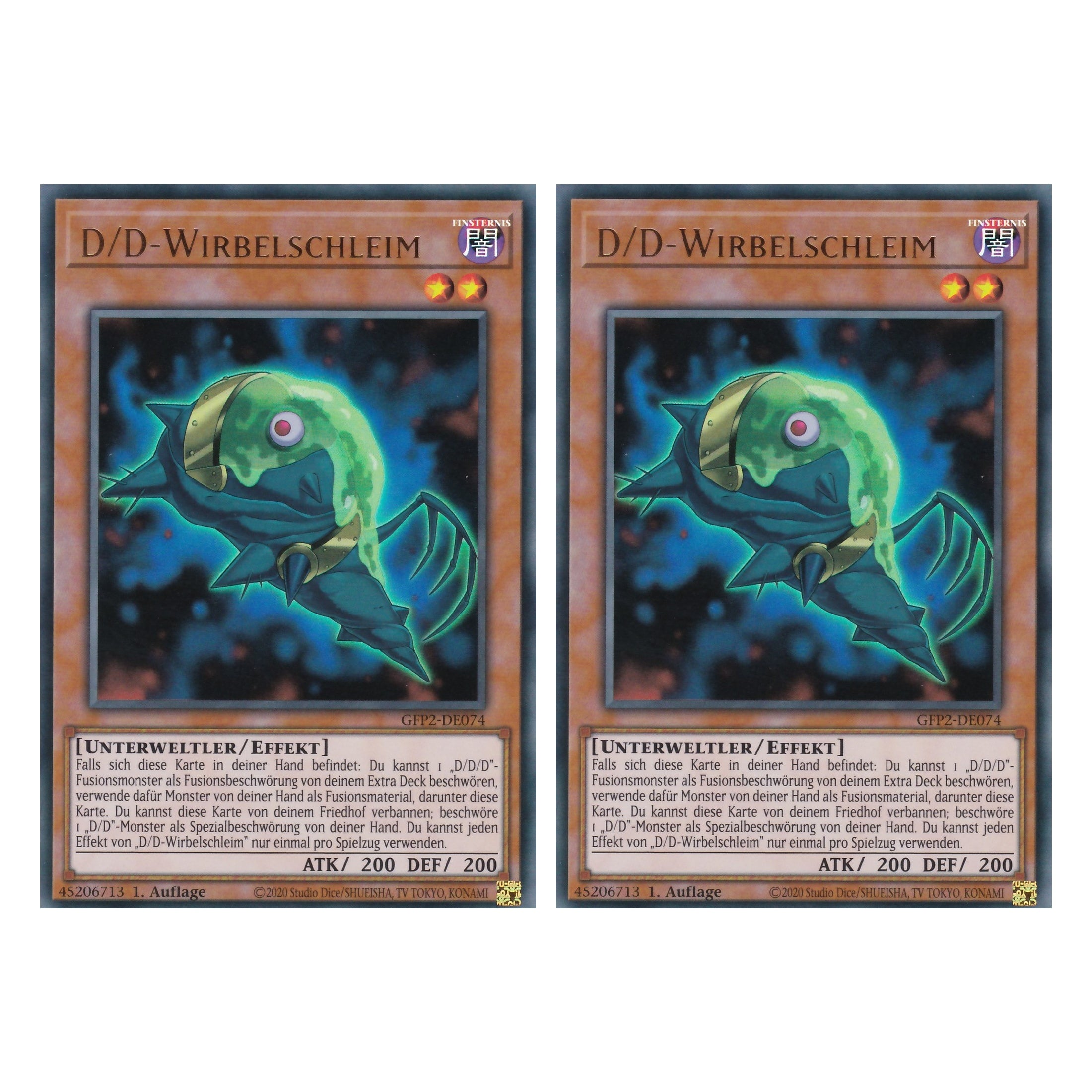 D/D-Wirbelschleim - GFP2-DE074 - Ultra Rare - Deutsch - 1. Auflage - Ghost from the Past II The Second Hunting - Yu-Gi-Oh! - Duo Set (2 Stück)
