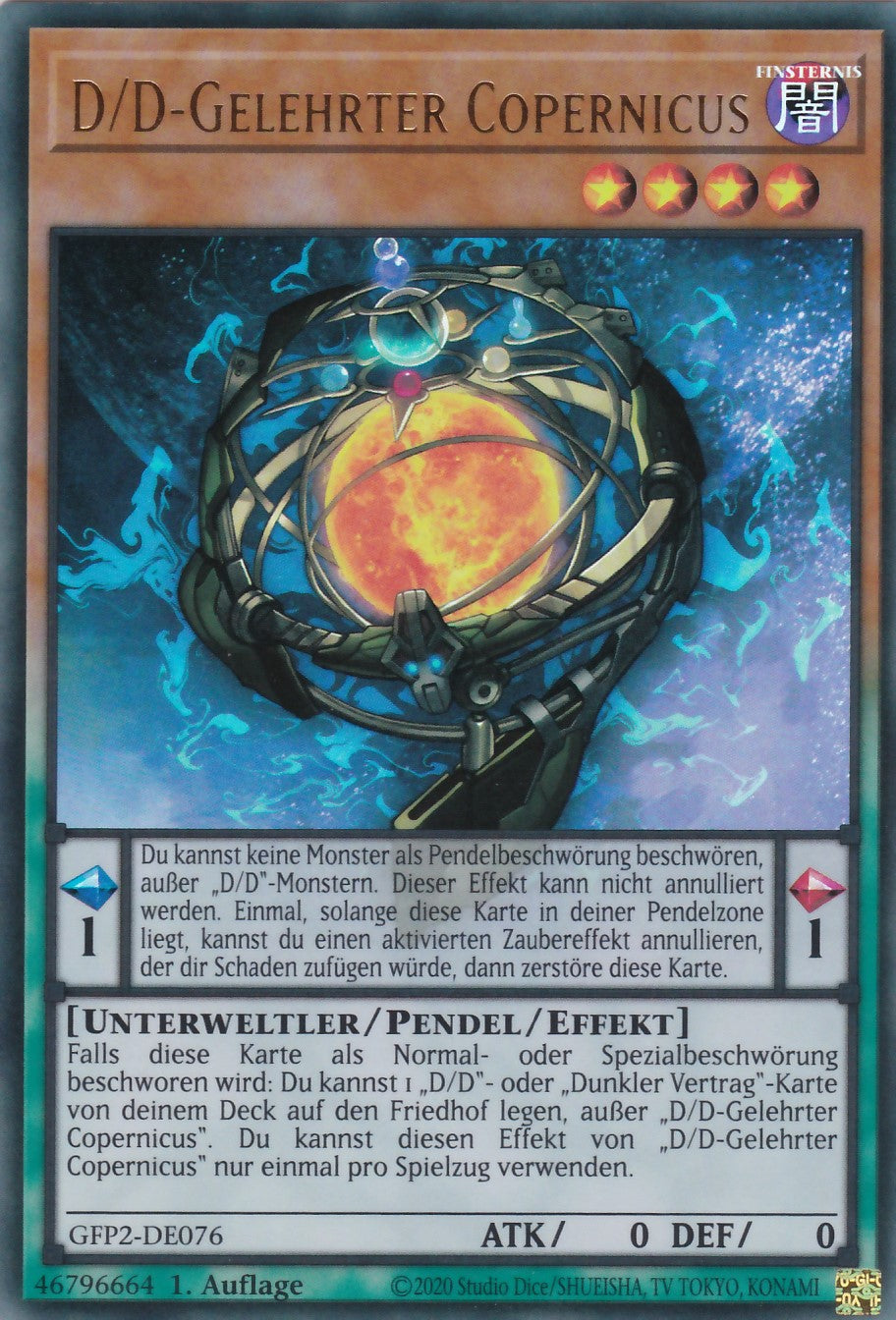 D/D-Gelehrter Copernicus - GFP2-DE076 - Ultra Rare - Deutsch - 1. Auflage - Ghosts From the Past: The 2nd Haunting