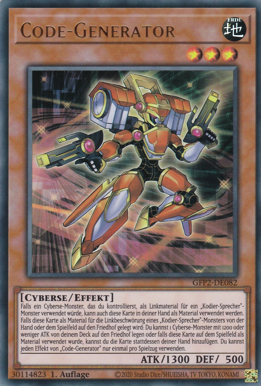 Code-Generator - GFP2-DE082 - Ultra Rare - Deutsch - 1. Auflage - Ghosts From the Past: The 2nd Haunting