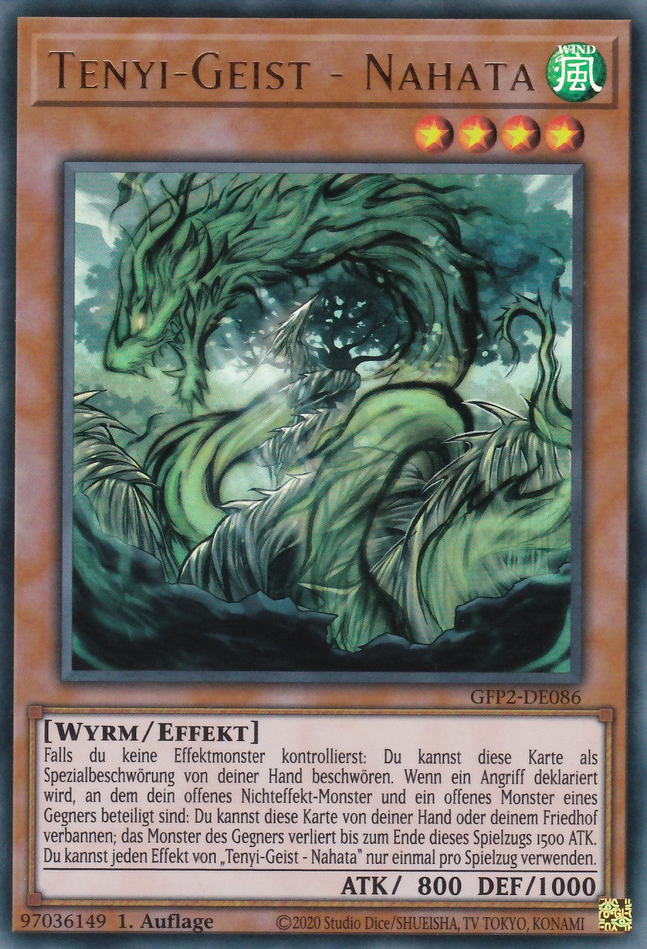 Tenyi-Geist - Nahata - GFP2-DE086 - Ultra Rare - Deutsch - 1. Auflage - Ghosts From the Past: The 2nd Haunting