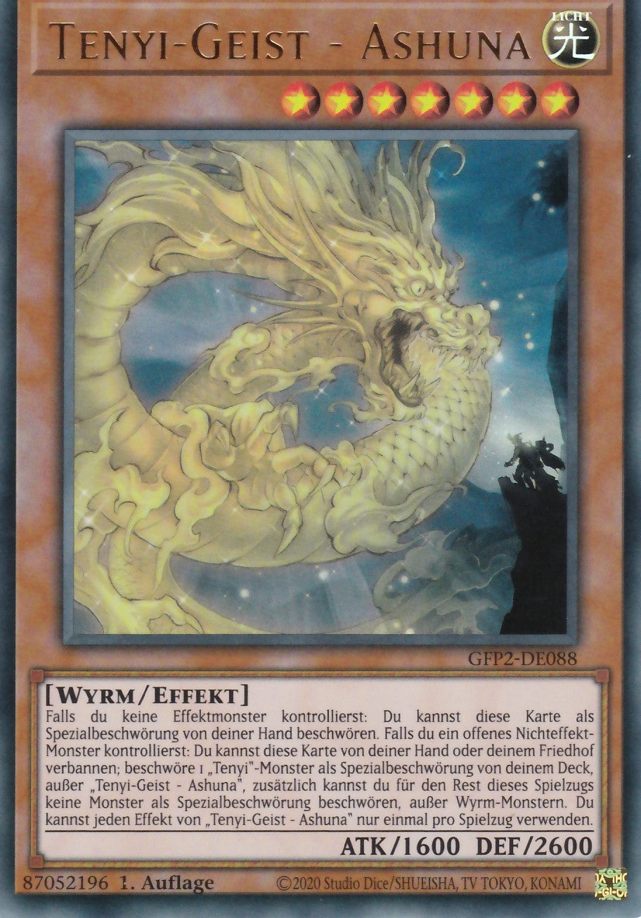 Tenyi-Geist - Ashuna - GFP2-DE088 - Ultra Rare - Deutsch - 1. Auflage - Ghosts From the Past: The 2nd Haunting