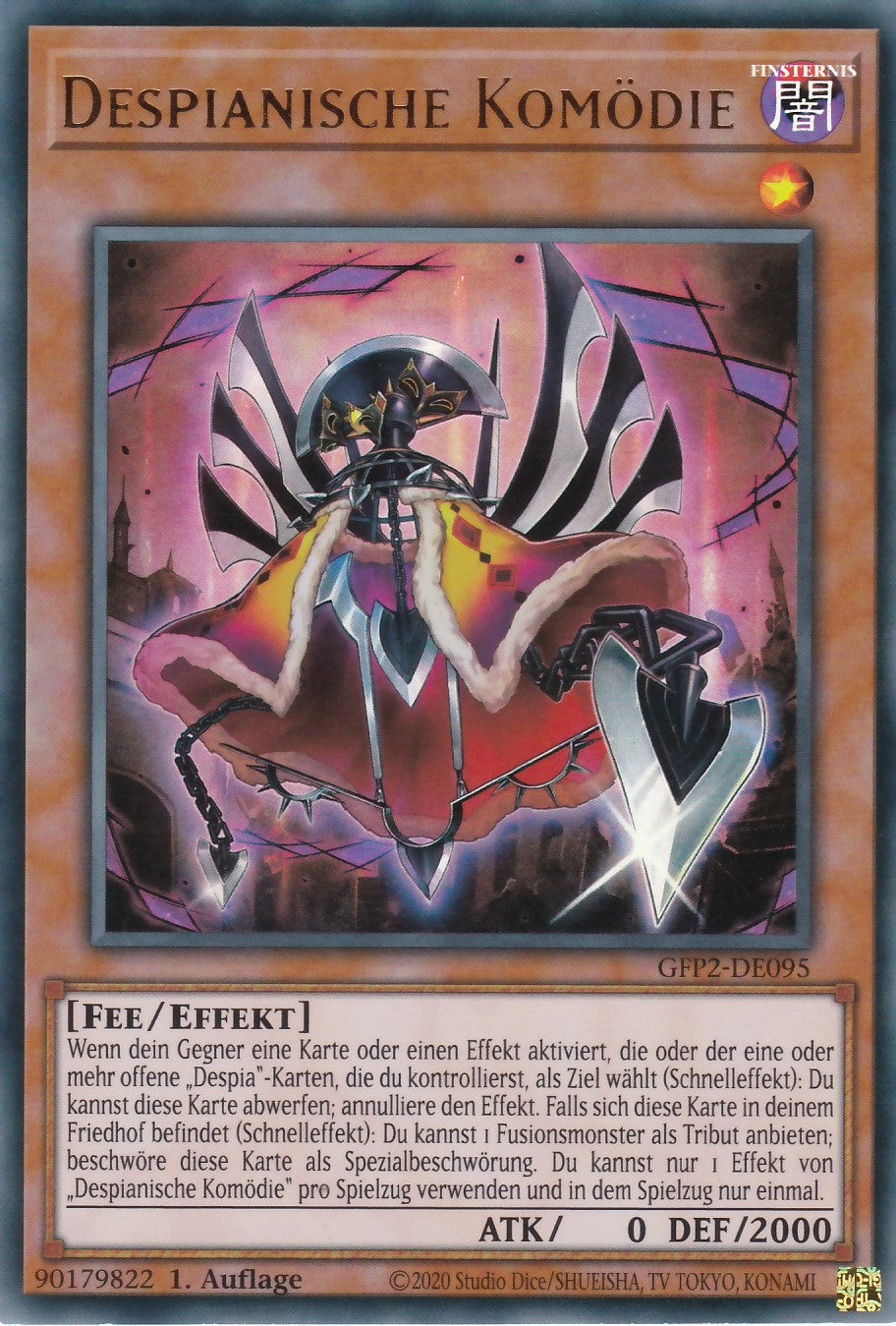 Despianische Komödie - GFP2-DE095 - Ultra Rare - Deutsch - 1. Auflage - Ghosts From the Past: The 2nd Haunting