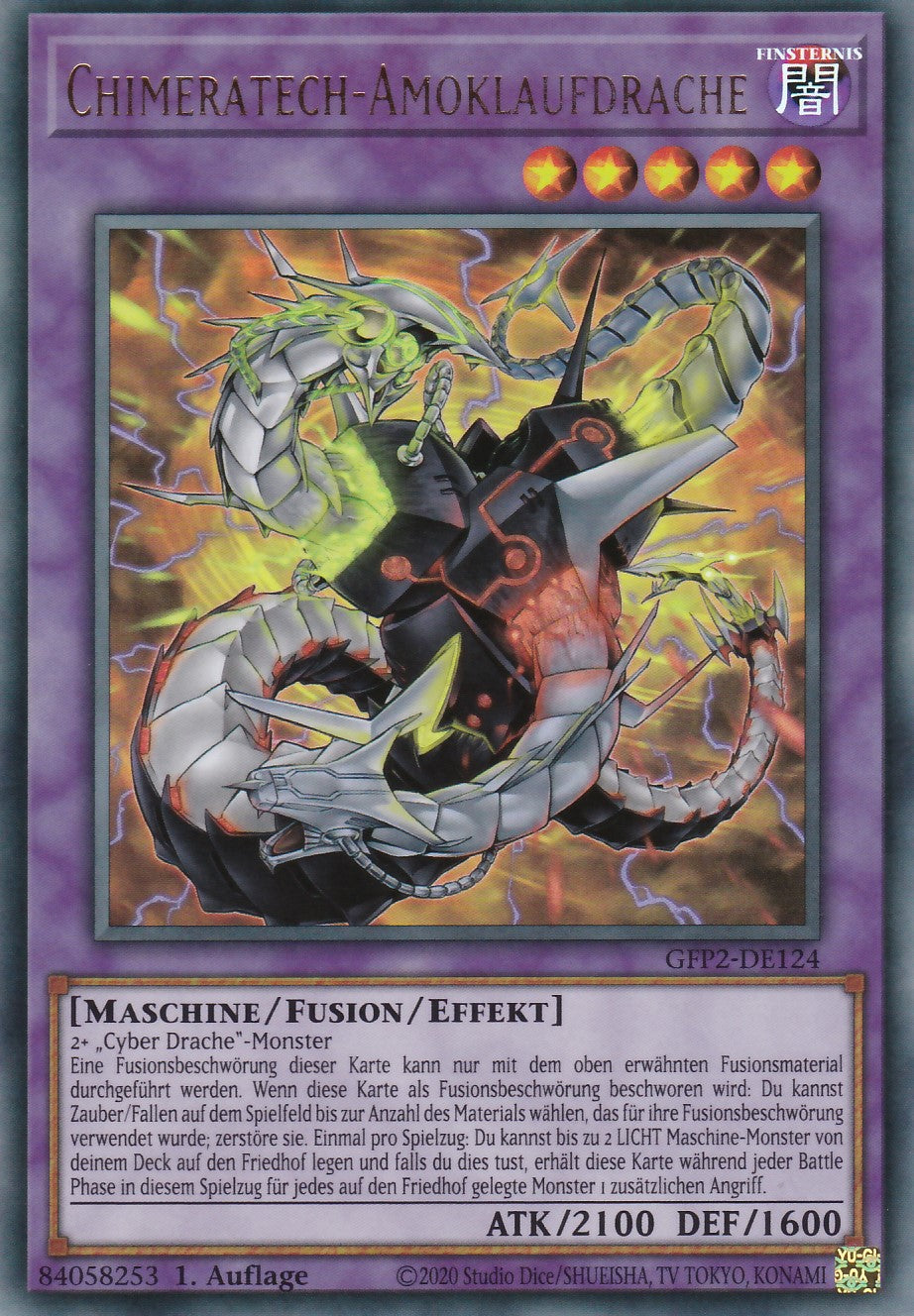 Chimeratech-Amoklaufdrache - GFP2-DE124 - Ultra Rare - Deutsch - 1. Auflage - Ghosts From the Past: The 2nd Haunting