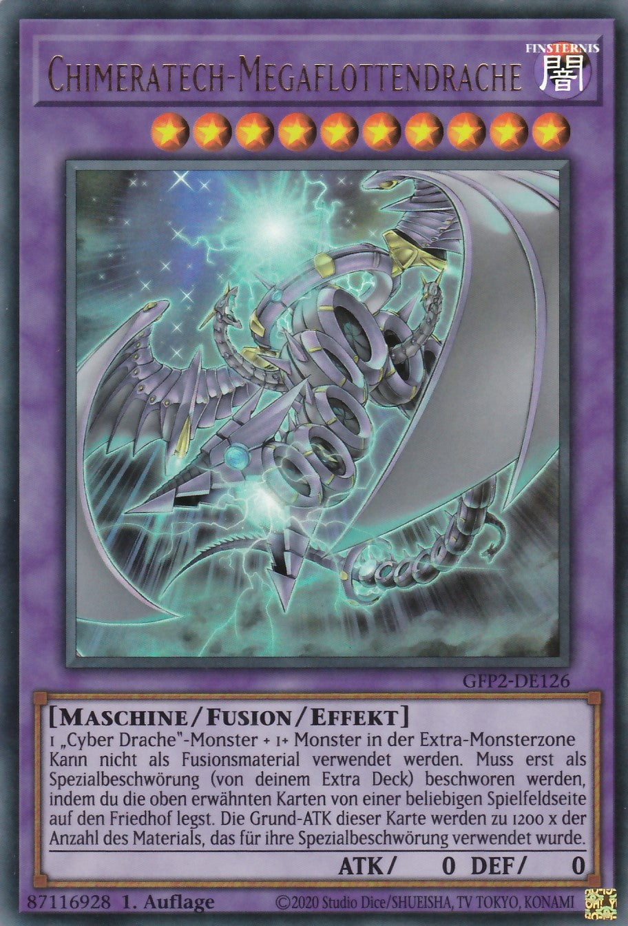 Chimeratech-Megaflottendrache - GFP2-DE126 - Ultra Rare - Deutsch - 1. Auflage - Ghosts From the Past: The 2nd Haunting