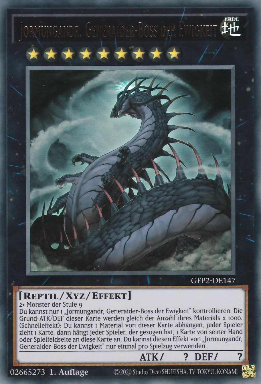 Jormungandr, Generaider-Boss der Ewigkeit - GFP2-DE147 - Ultra Rare - Deutsch - 1. Auflage - Ghosts From the Past: The 2nd Haunting