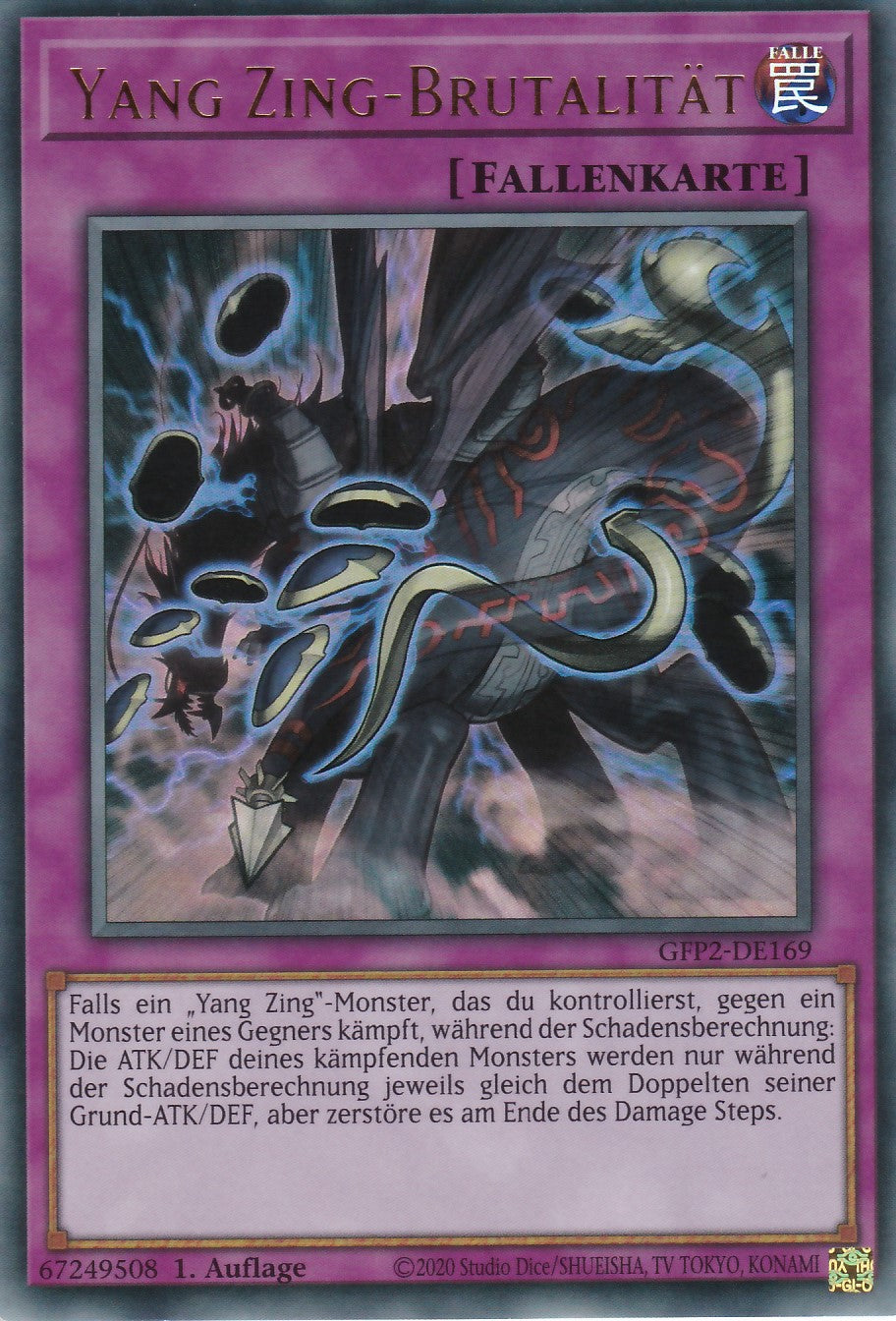 Yang Zing-Brutalität - GFP2-DE169 - Ultra Rare - Deutsch - 1. Auflage - Ghosts From the Past: The 2nd Haunting