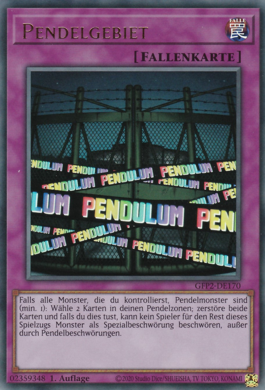 Pendelgebiet - GFP2-DE170 - Ultra Rare - Deutsch - 1. Auflage - Ghosts From the Past: The 2nd Haunting