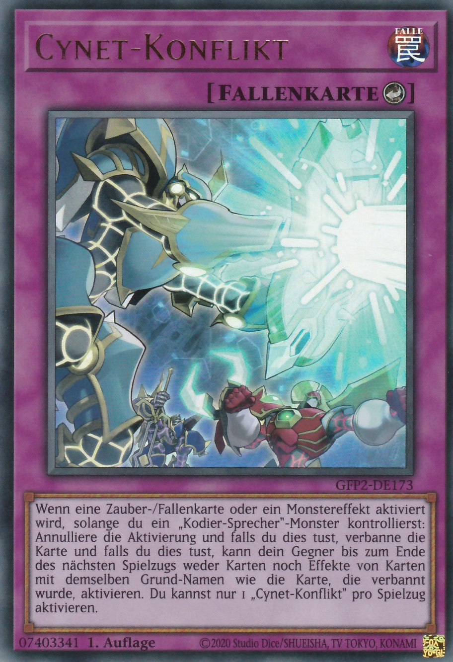 Cynet-Konflikt - GFP2-DE173 - Ultra Rare - Deutsch - 1. Auflage - Ghosts From the Past: The 2nd Haunting