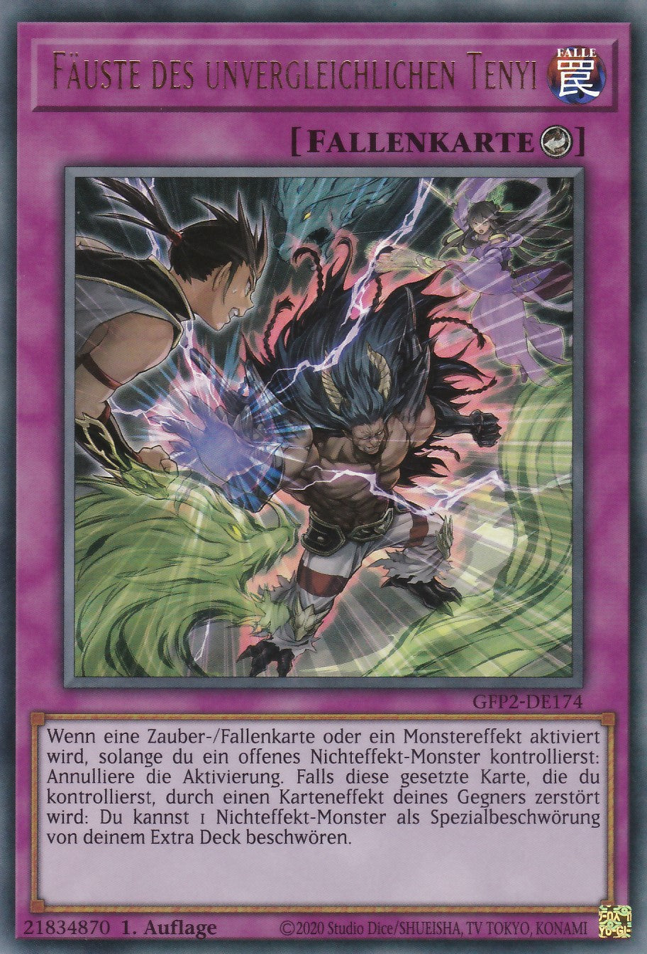Fäuste des unvergleichlichen Tenyi - GFP2-DE174 - Ultra Rare - Deutsch - 1. Auflage - Ghosts From the Past: The 2nd Haunting