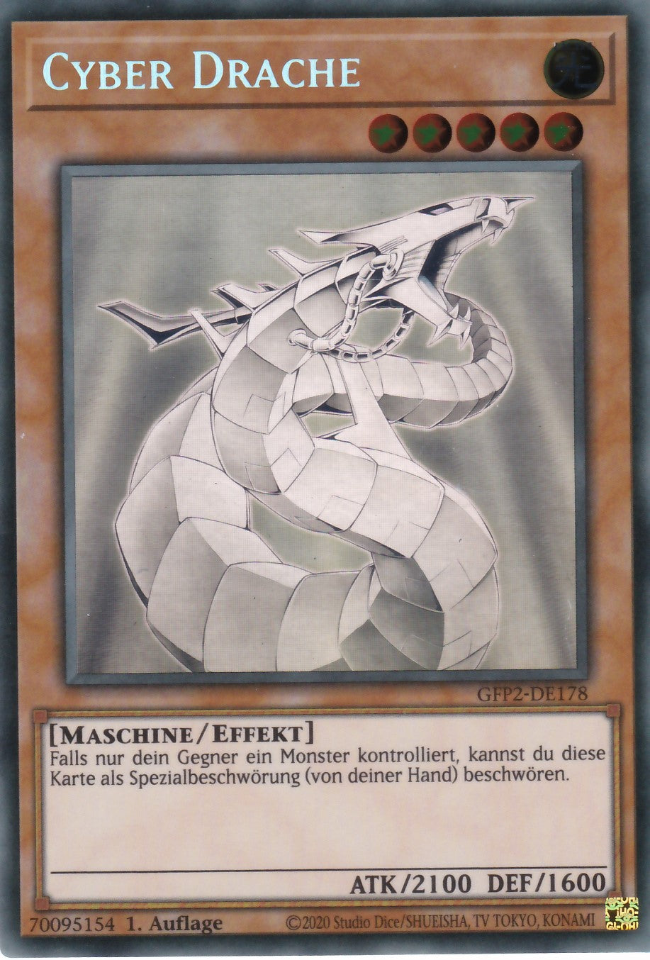 Cyber Drache - GFP2-DE178 - Ghost Rare - Deutsch - 1. Auflage - Ghosts From the Past: The 2nd Haunting