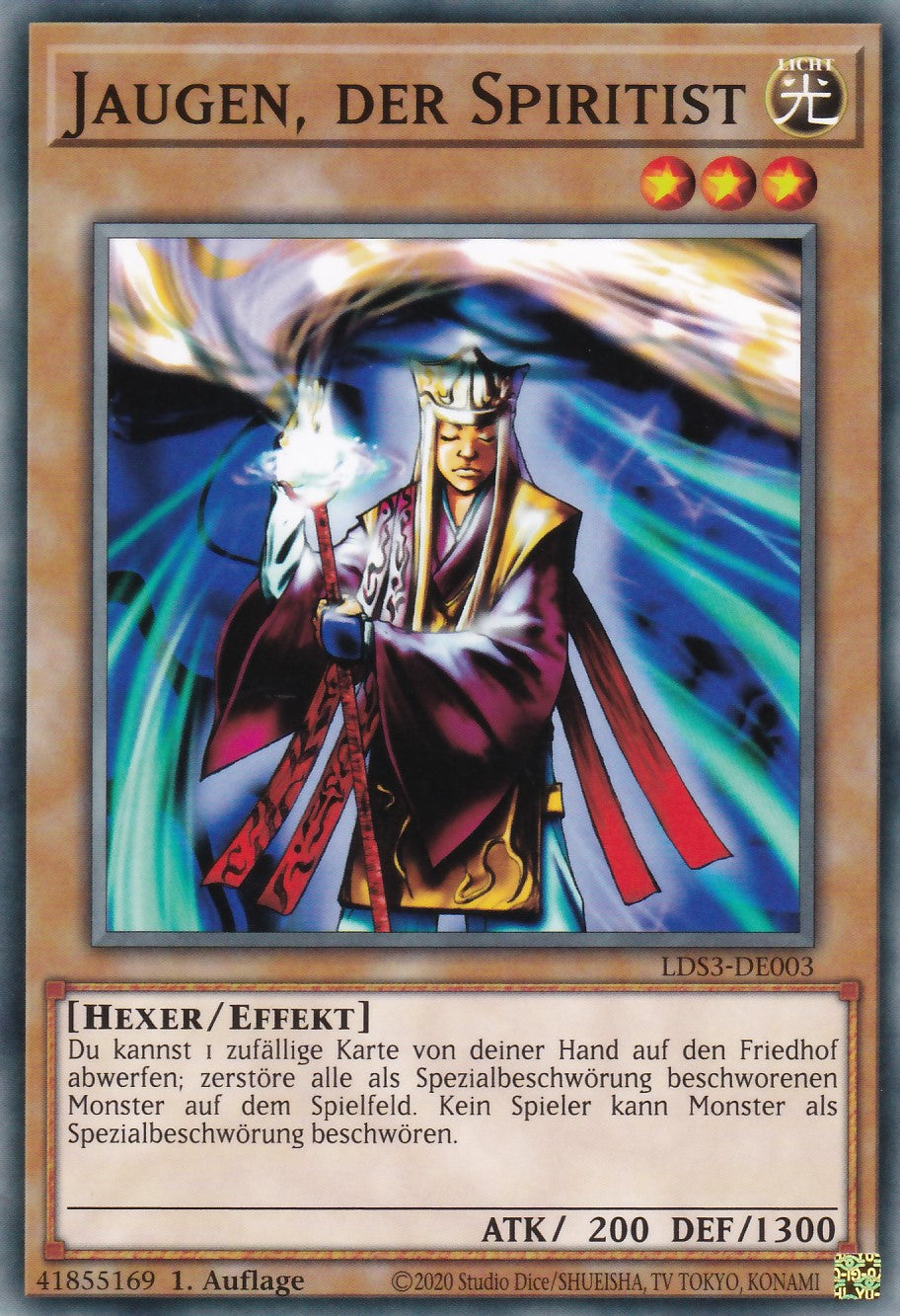 Jaugen, der Spiritist - LDS3-DE003 - Common - Deutsch - 1. Auflage - Legendary Duelists: Season 3