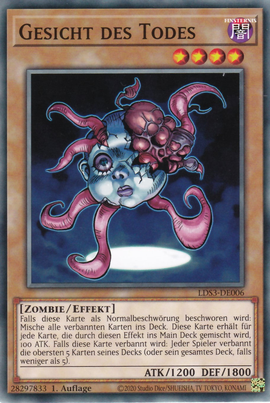 Gesicht des Todes - LDS3-DE006 - Common - Deutsch - 1. Auflage - Legendary Duelists: Season 3