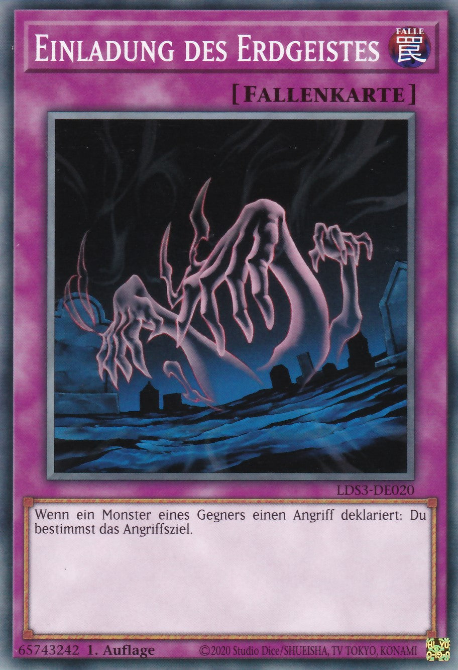 Einladung des Erdgeistes - LDS3-DE020 - Common - Deutsch - 1. Auflage - Legendary Duelists: Season 3