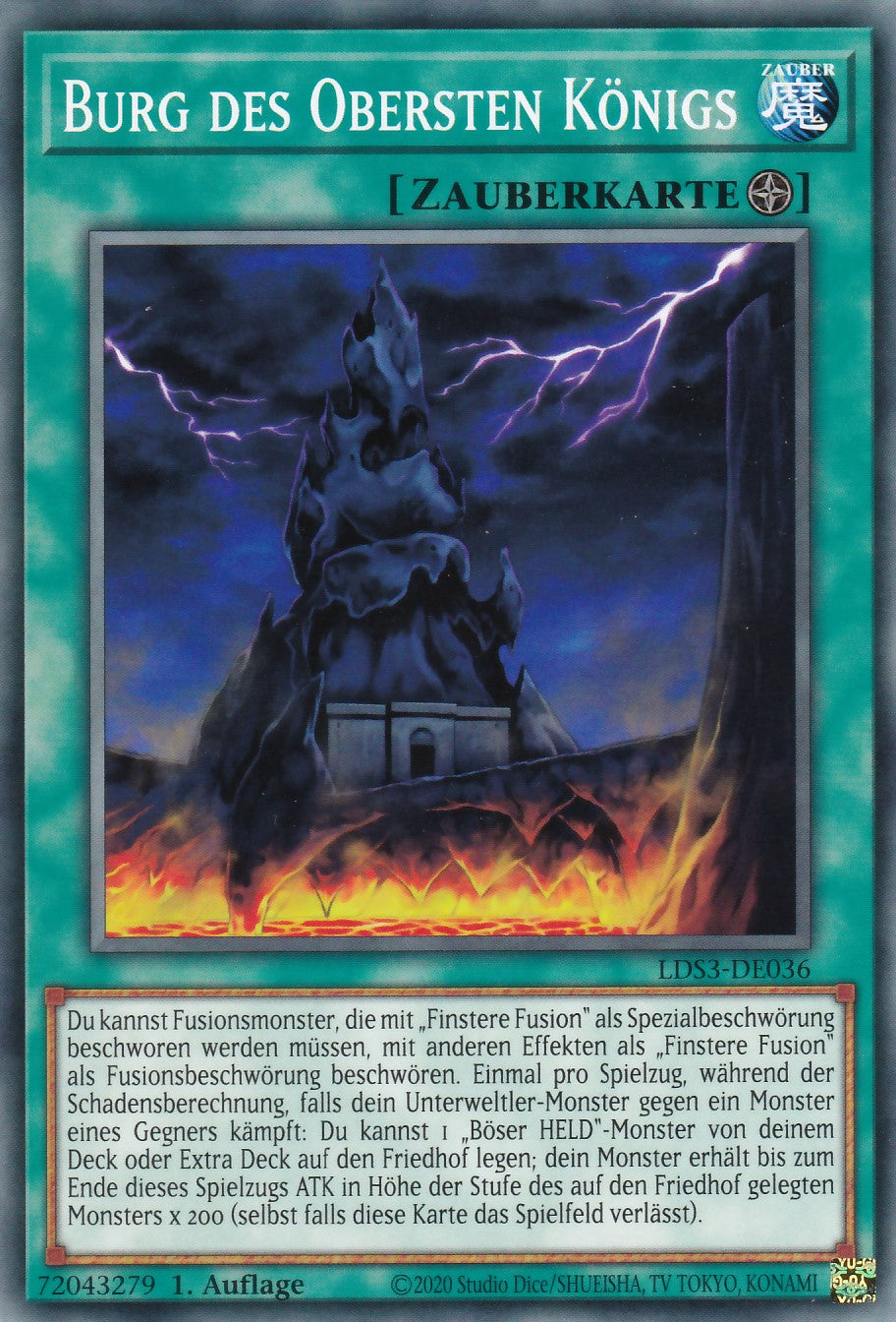Burg des Obersten Königs - LDS3-DE036 - Common - Deutsch - 1. Auflage - Legendary Duelists: Season 3