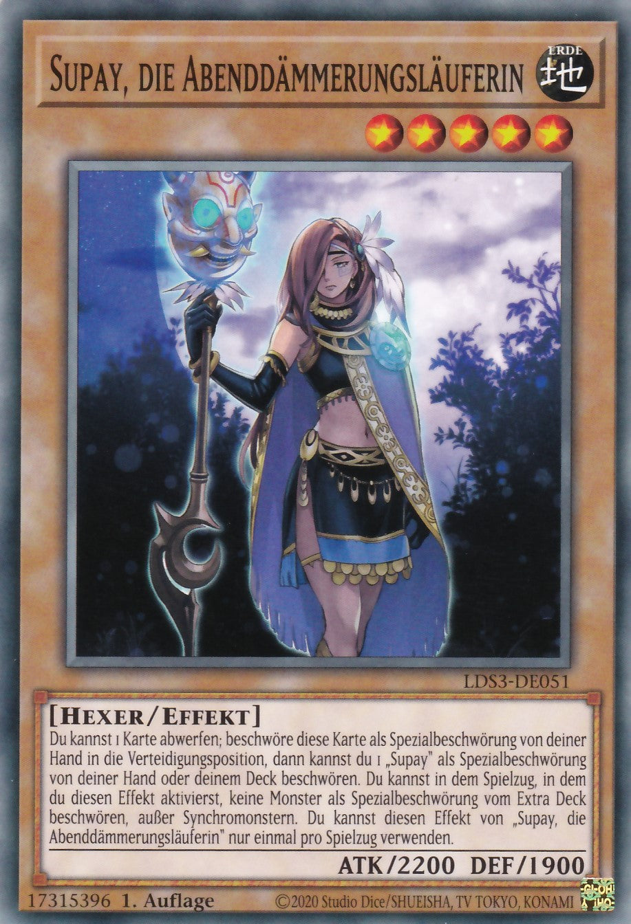 Supay, die Abenddämmerungsläuferin - LDS3-DE051 - Common - Deutsch - 1. Auflage - Legendary Duelists: Season 3