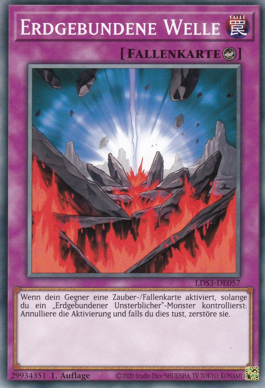 Erdgebundene Welle - LDS3-DE057 - Common - Deutsch - 1. Auflage - Legendary Duelists: Season 3
