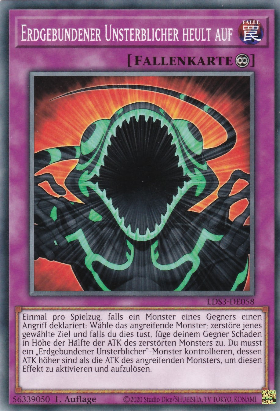 Erdgebundener Unsterblicher heult auf - LDS3-DE058 - Common - Deutsch - 1. Auflage - Legendary Duelists: Season 3