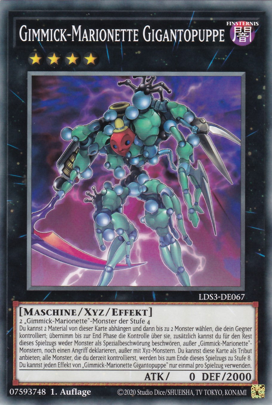 Gimmick-Marionette Gigantopuppe - LDS3-DE067 - Common - Deutsch - 1. Auflage - Legendary Duelists: Season 3
