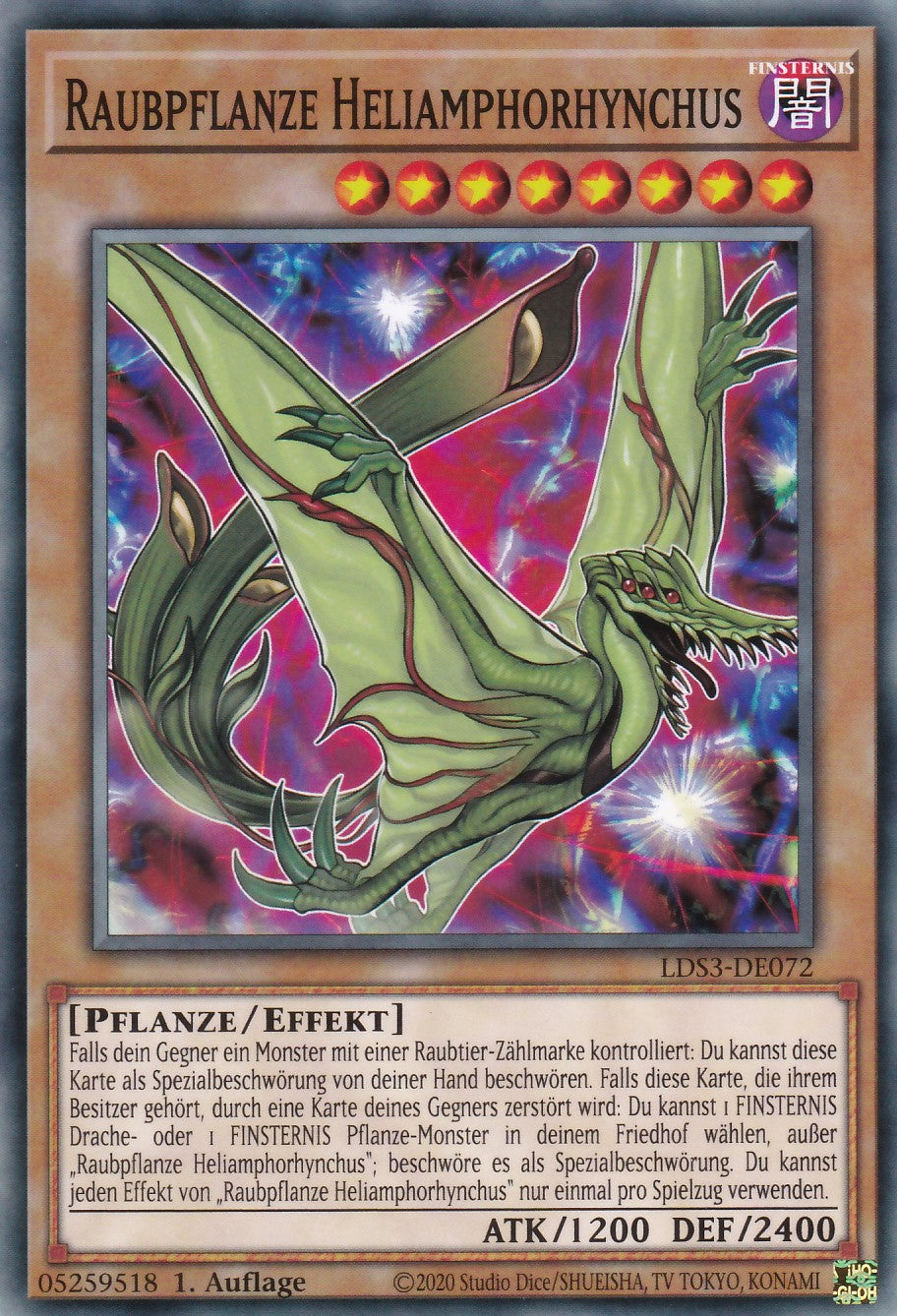 Raubpflanze Heliamphorhynchus - LDS3-DE072 - Common - Deutsch - 1. Auflage - Legendary Duelists: Season 3
