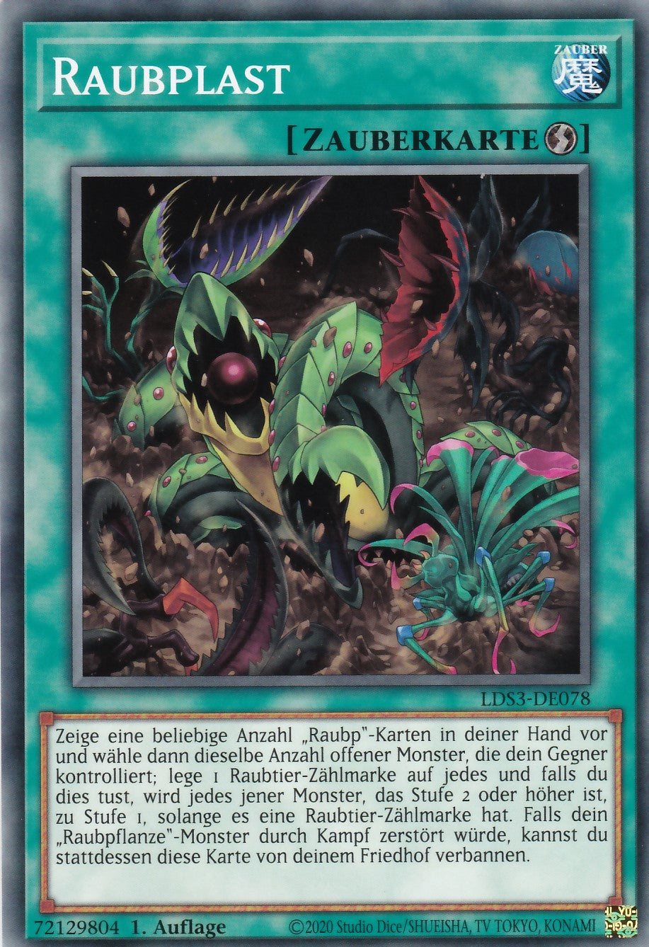 Raubplast - LDS3-DE078 - Common - Deutsch - 1. Auflage - Legendary Duelists: Season 3